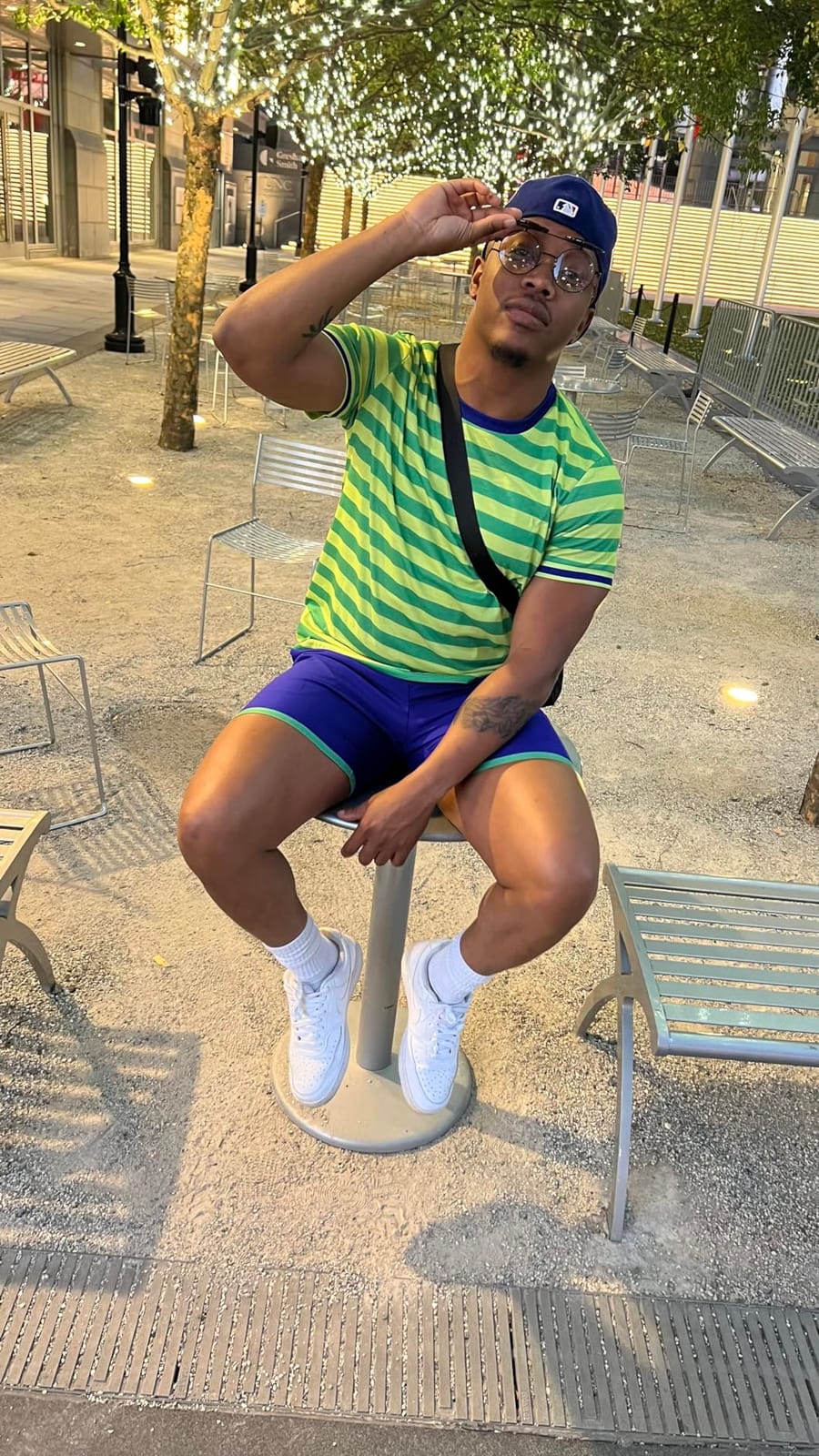 Bel Air Prince Green Shirt, Shorts and Hat Halloween Costume Cosplay customer photo 2