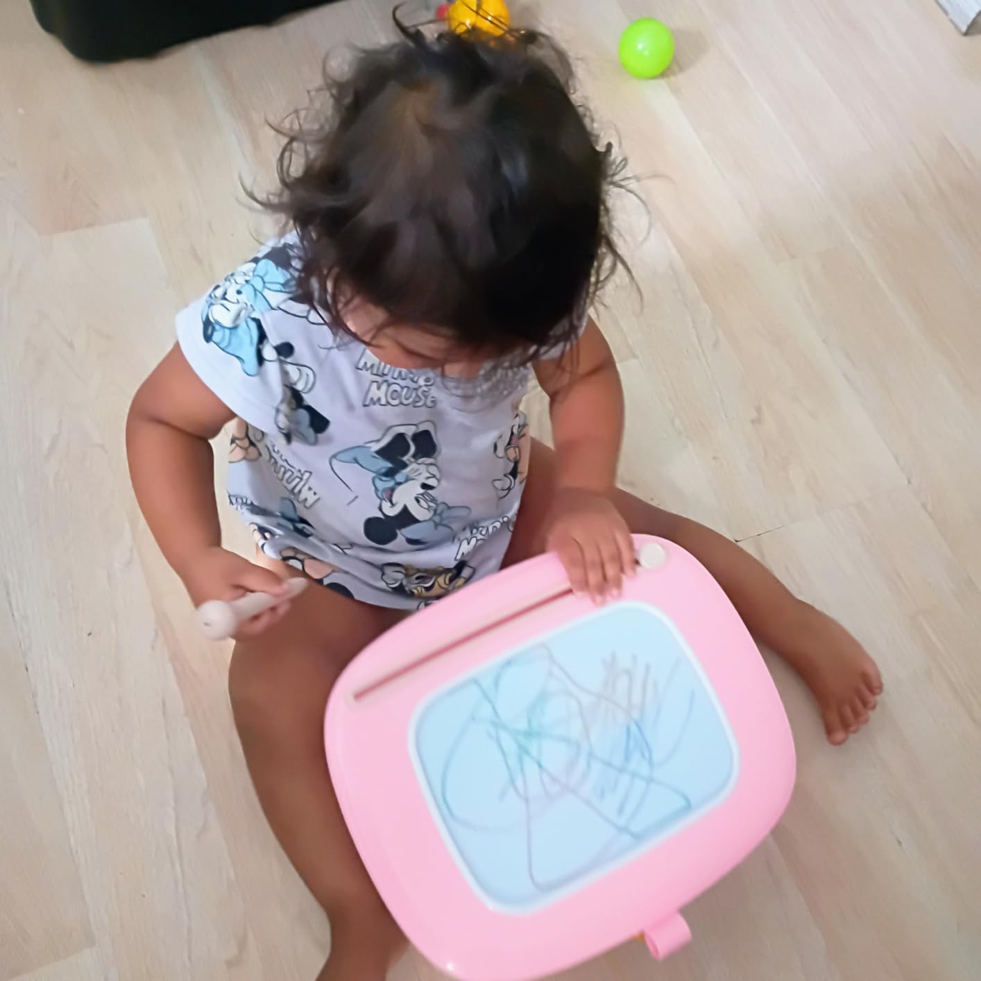 Kikidex Magnetic Drawing Board, Toddler Girl Toys for 1-3 Year Old, Doodle Board Pad Learning and Educational Toys for 1 2 3 Year Old Kids Birthday Gift customer photo 1