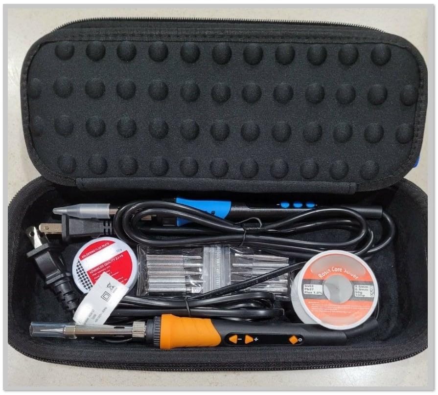 PROHAPI Hard Stethoscope Case, Large Stethoscope Carrying Case with ID Slot, Compatible with 3M Littmann/ADC/Omron/MDF Stethoscope Includes Mesh Pocket for Nurse Accessories (Fire Red) customer photo 2