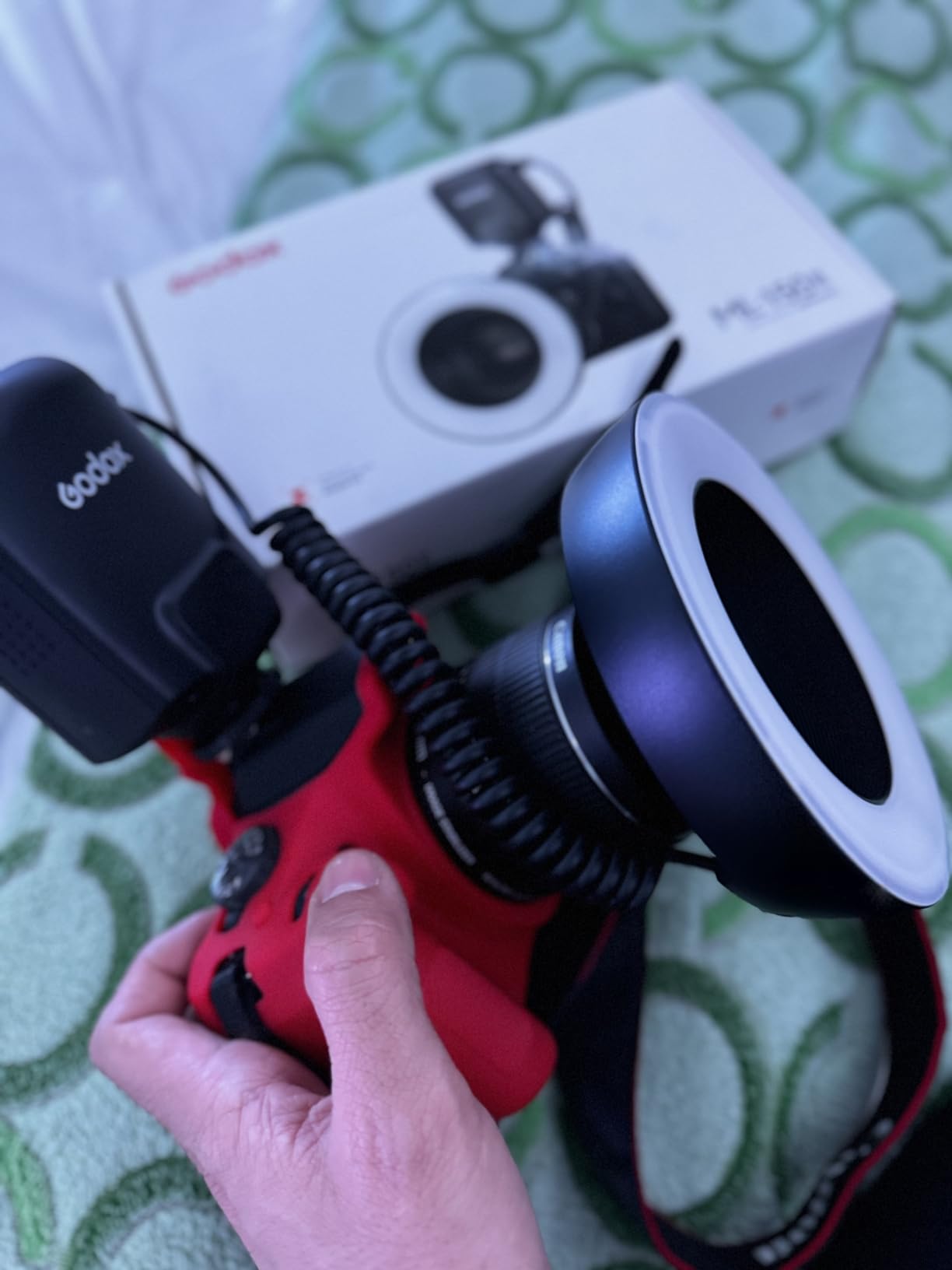 Godox ML150II Macro Ring Flash for Canon/Sony/Nikon/Fujifilm/Olympus, 6-level Output, GN12 CCT 5800K customer photo 1