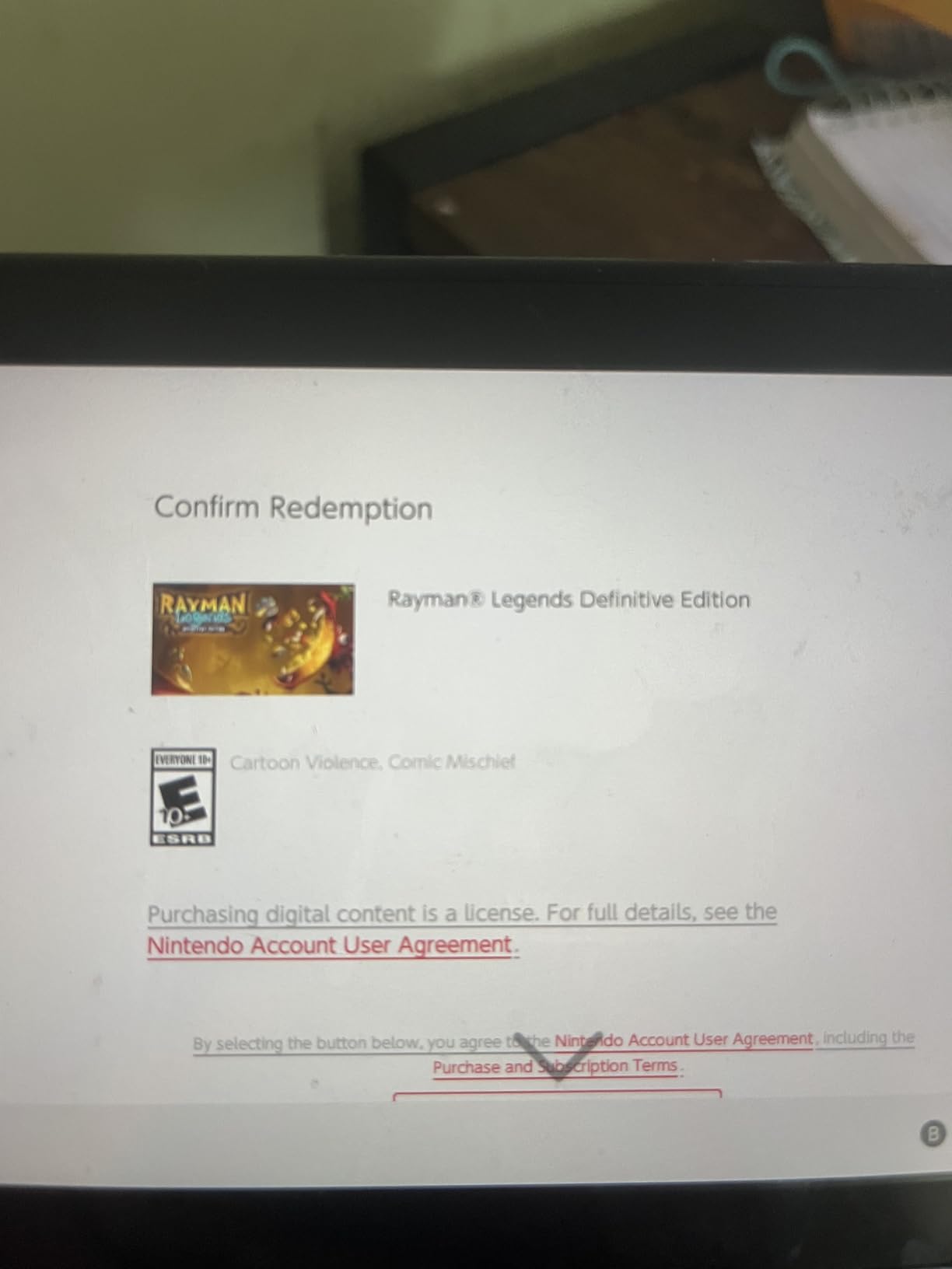 Rayman Legends (Code In Box) for Nintendo Switch customer photo 1