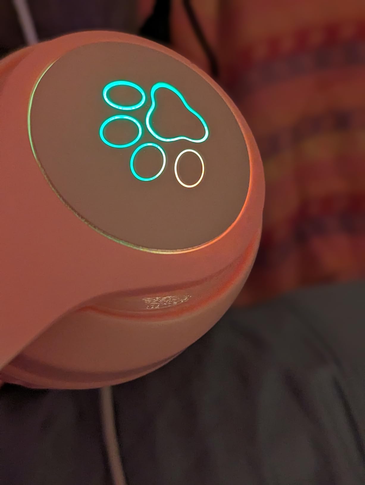 Cat Ear Kids Headphones Bluetooth, LED Light up Wireless/Wired Mode Over Ear Headphones with Build in Microphone for School/Travel (Pink) customer photo 1
