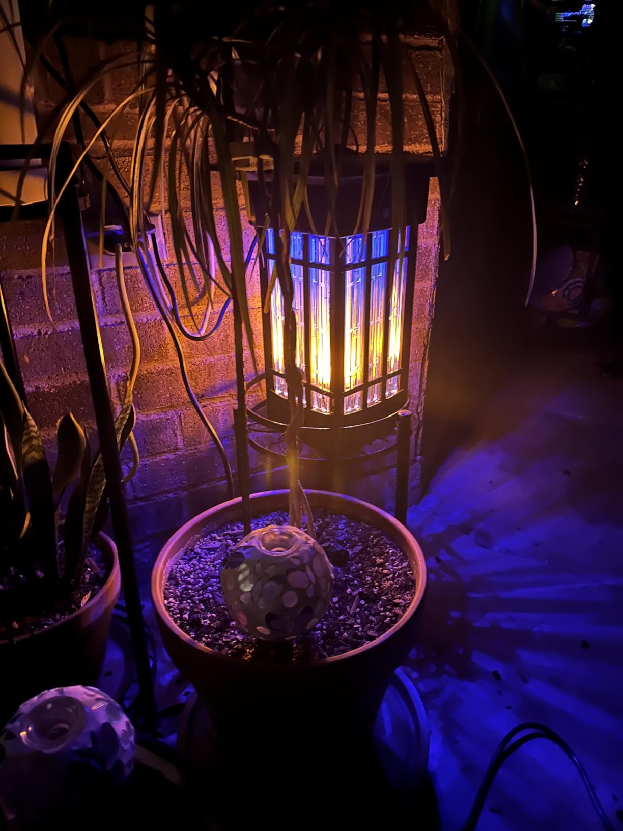 PIC Solar Bug Zapper, Cordless Patio Lantern, 600V Zapping Grid, 2 In 1 Light Mode with LED Flame Effect, Wide 1/2 Acre Coverage, Weatherproof, Auto On/Off, Showstopping Fly Trap Design, Pack of 2 customer photo 2