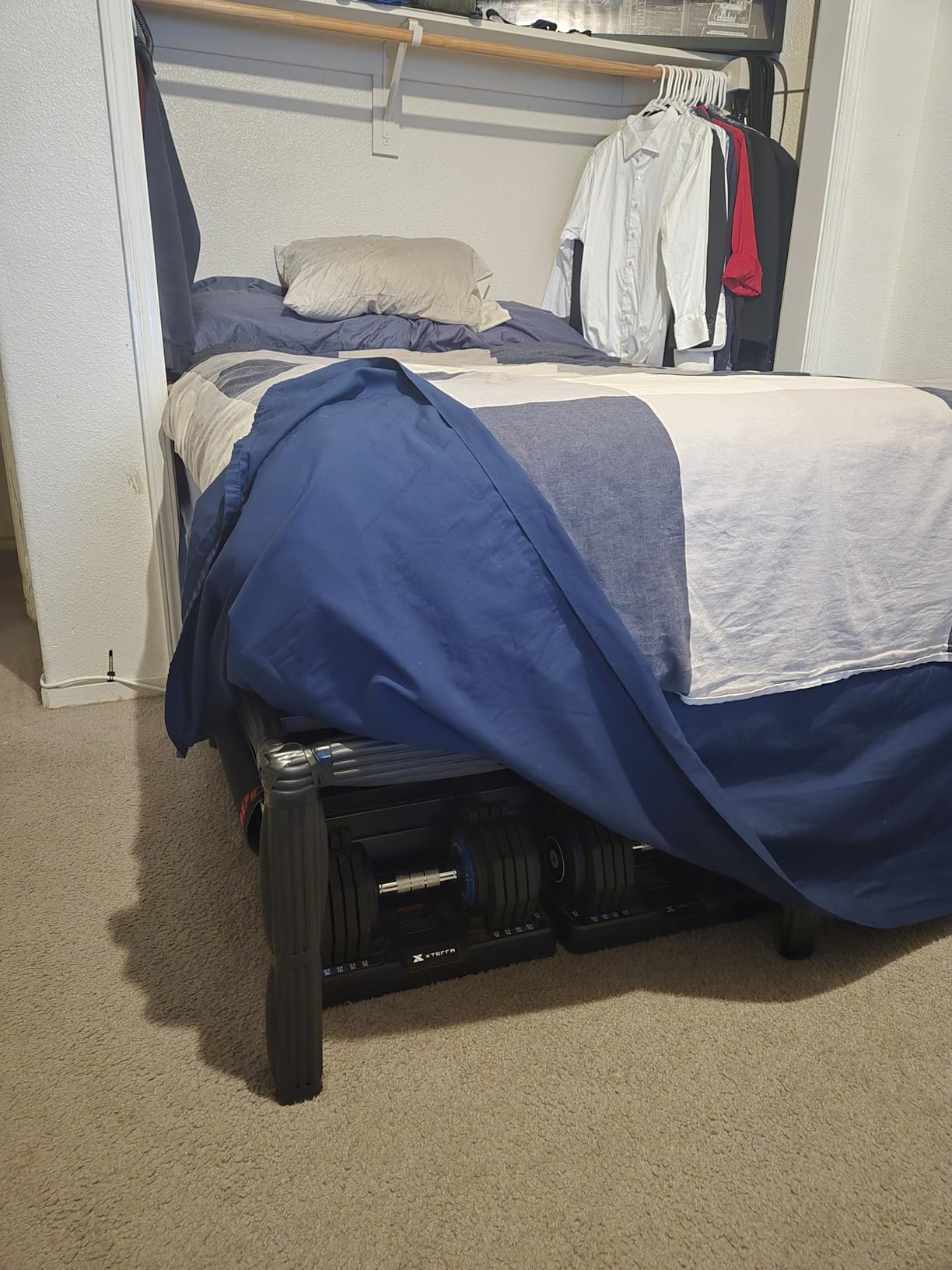 Hafenpo 14 Inch Queen Bed Frame - Sturdy Metal Platform Queen Size, No Box Spring Needed, Heavy Duty, Easy Assembly, Strong Bearing Capacity, Under Bed Storage, Black customer photo 1