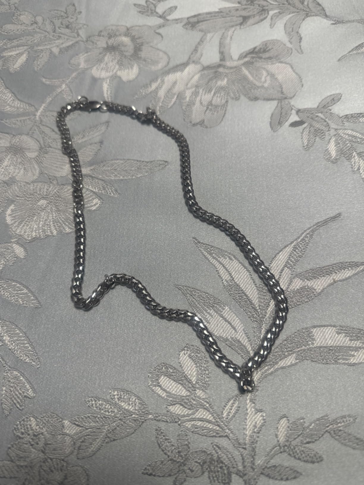 VIRAGIL Stainless Steel Cuban Chain Necklace for Brother - Sentimental Birthday Gift from Sister - Men's Gold Silver Necklace customer photo 1