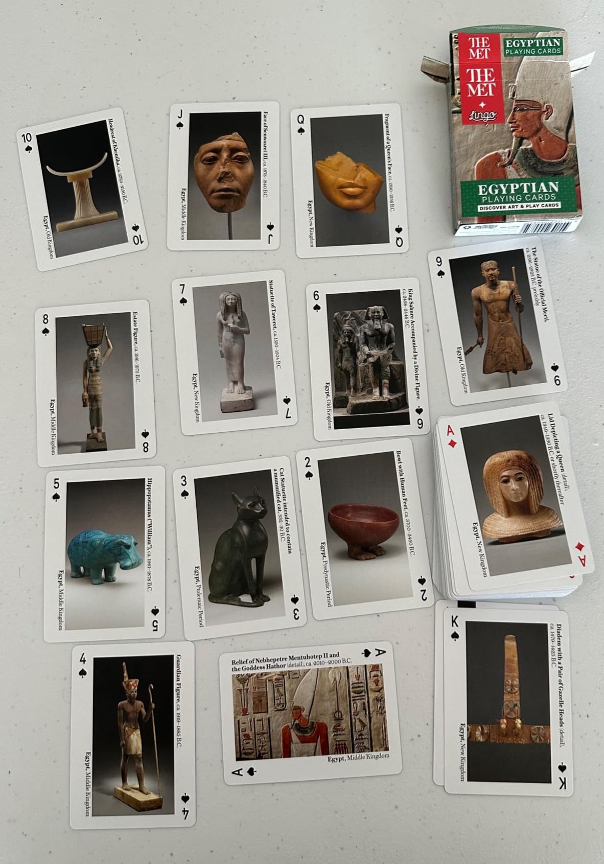 Lingo x The Metropolitan Museum of Art - Egyptian Playing Cards | Ancient Egypt Art Education Card Game for Adults customer photo 1