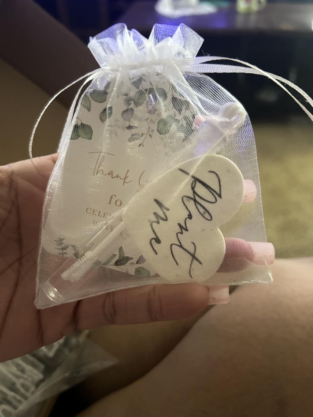 Plantable Wildflower Growing Paper, Heart Shaped Wedding Party Favors for Guests- Bridal Shower Funeral Memorial Plantable Packets NO Cards (Set of 50) customer photo 1