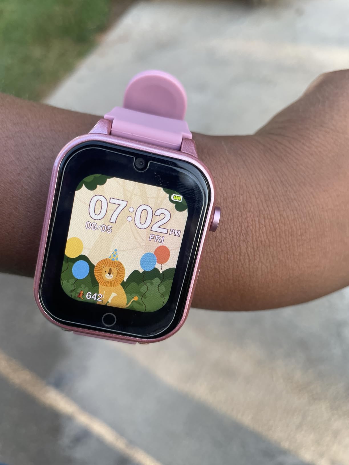 Kids Smart Watch Gift for Girls Age 5-12, 39 Games HD Touch Screen Watches with Video Camera Music Player Pedometer Flashlight 12/24 hr Educational Toys Birthday Gifts for Girls Ages 7 8 9 10 customer photo 1