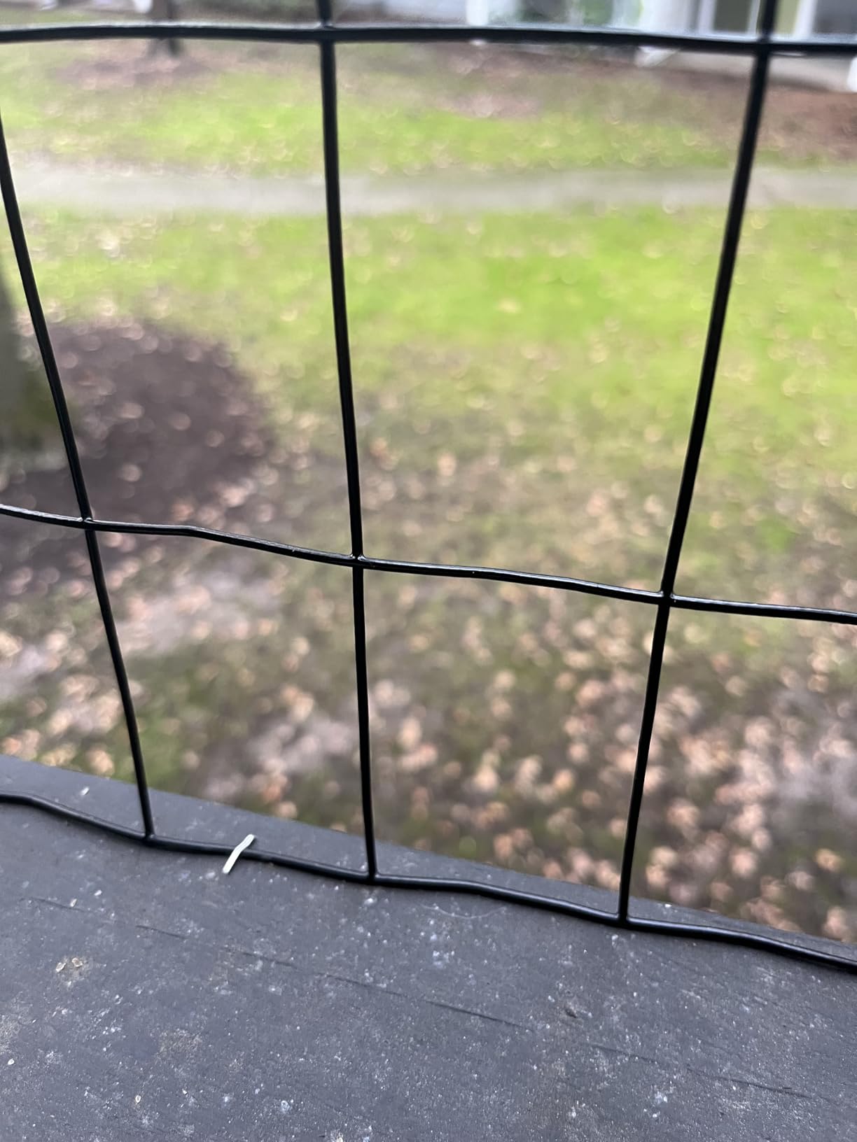 Black PVC Coated Welded Wire Fence 24