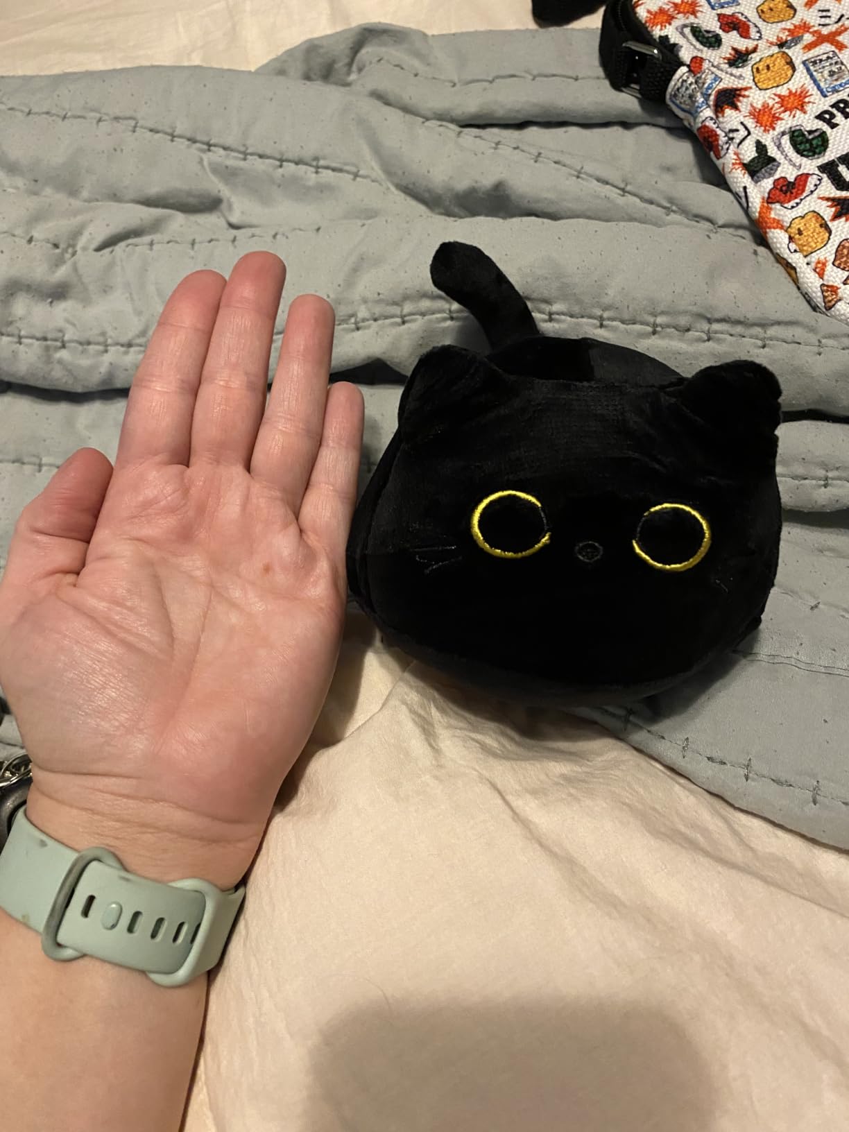 Soft Black Cat Plush Toy Pillow - Stuffed Animal for Kids, Boys & Girls Gifts customer photo 1