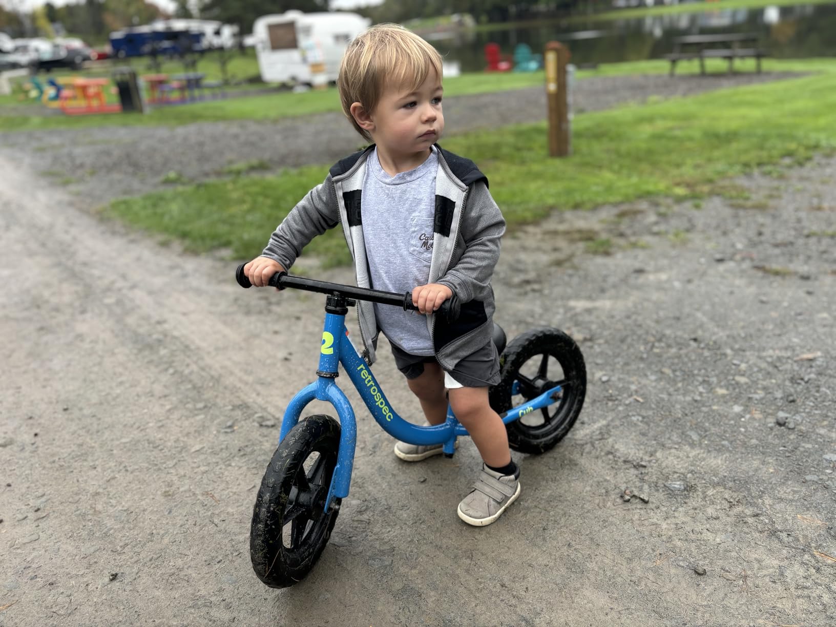 Retrospec Cub Toddler Balance Bike for Ages 18 Months - 3 Years - 12in No-Pedal Beginner Bicycle with Adjustable Seat, Puncture-Proof Tires & Safe Low Frame Design customer photo 1
