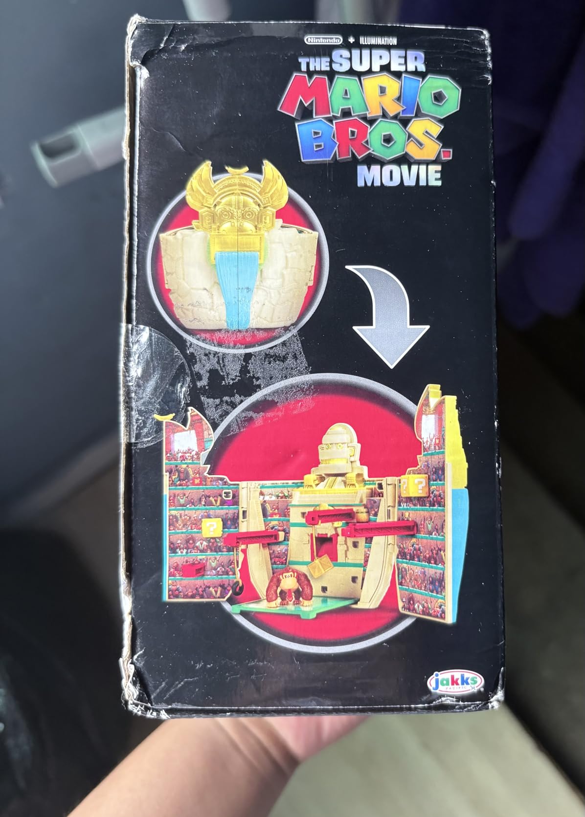 THE SUPER MARIO BROS. MOVIE Donkey Kong Mini Basic Playset Arena Wave 2 customer photo 1