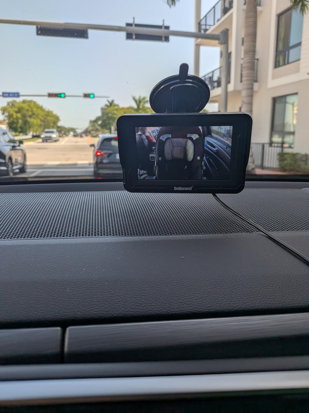DoHonest Baby Car Camera HD 1080P: Rear Facing Car Baby Monitor Clear Image customer photo 2