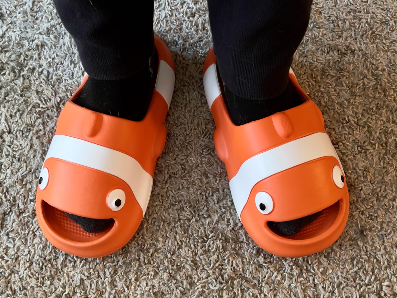 Jerzmy Clown Fish Cloud Slides for Women Men House Slippers customer photo 2