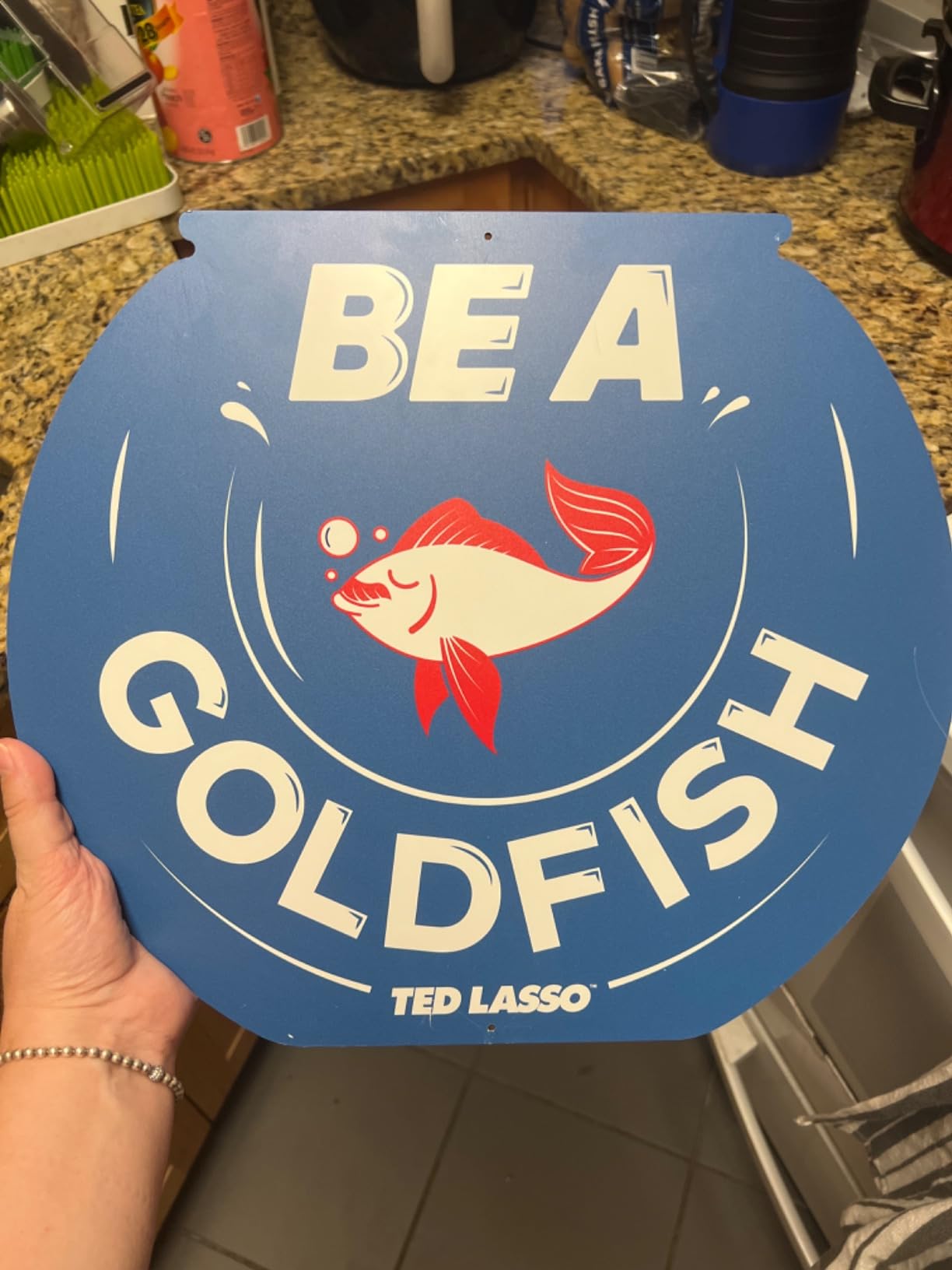 Ted Lasso Believe Metal Sign customer photo 1