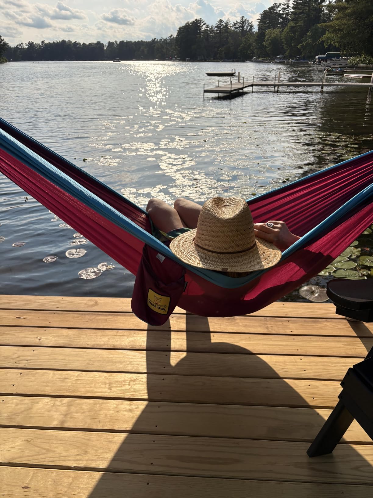 Wise Owl Outfitters Camping Hammock - up to 500lbs Portable Hammock with Tree Straps customer photo 1