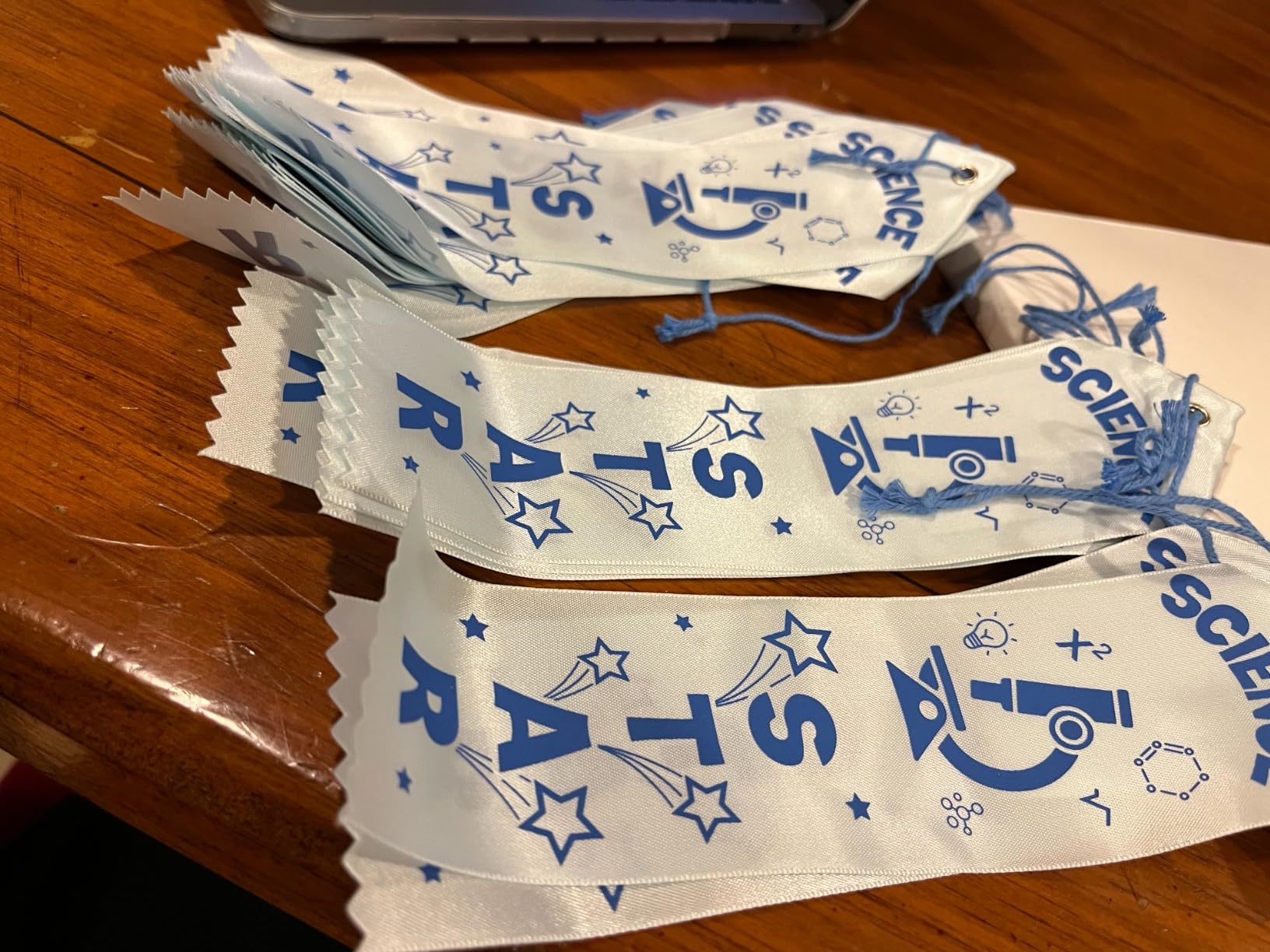 50 Pcs Honor Roll Award Ribbons Honorable Mention Ribbon with Card String Medal Ribbons customer photo 1