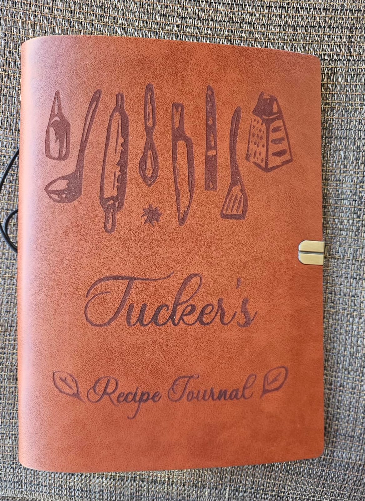Personalized Recipe Book, 19 Custom Cover Designs, Customized Leather Family Cookbook Recipe Journal, Blank Recipe Book to Write in, Handcrafted Gift for Mom, Dad, Christmas, Birthday, Husband, Wife customer photo 1