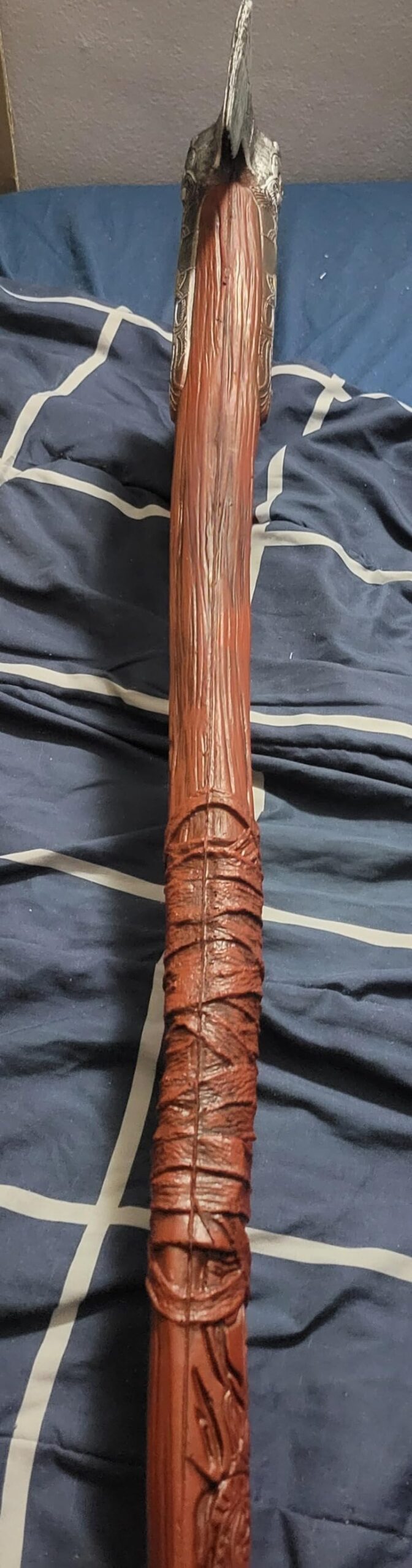 LALAPORT 36.5 Inch Fantasy God Viking Foam War Axe Sword for Video Game, Cosplay Costume Prop, Collection, Gift. Prop 1:1 Replica customer photo 2