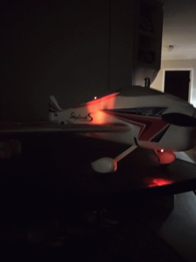 Akozon Rc Plane Navigation Lights Rc Plane Led Light Kit RC Airplane Flashing Light 8 LED Lighting System Kit Simulation Flashing Lights for RC Airplane Helicopter Deformation Model customer photo 1