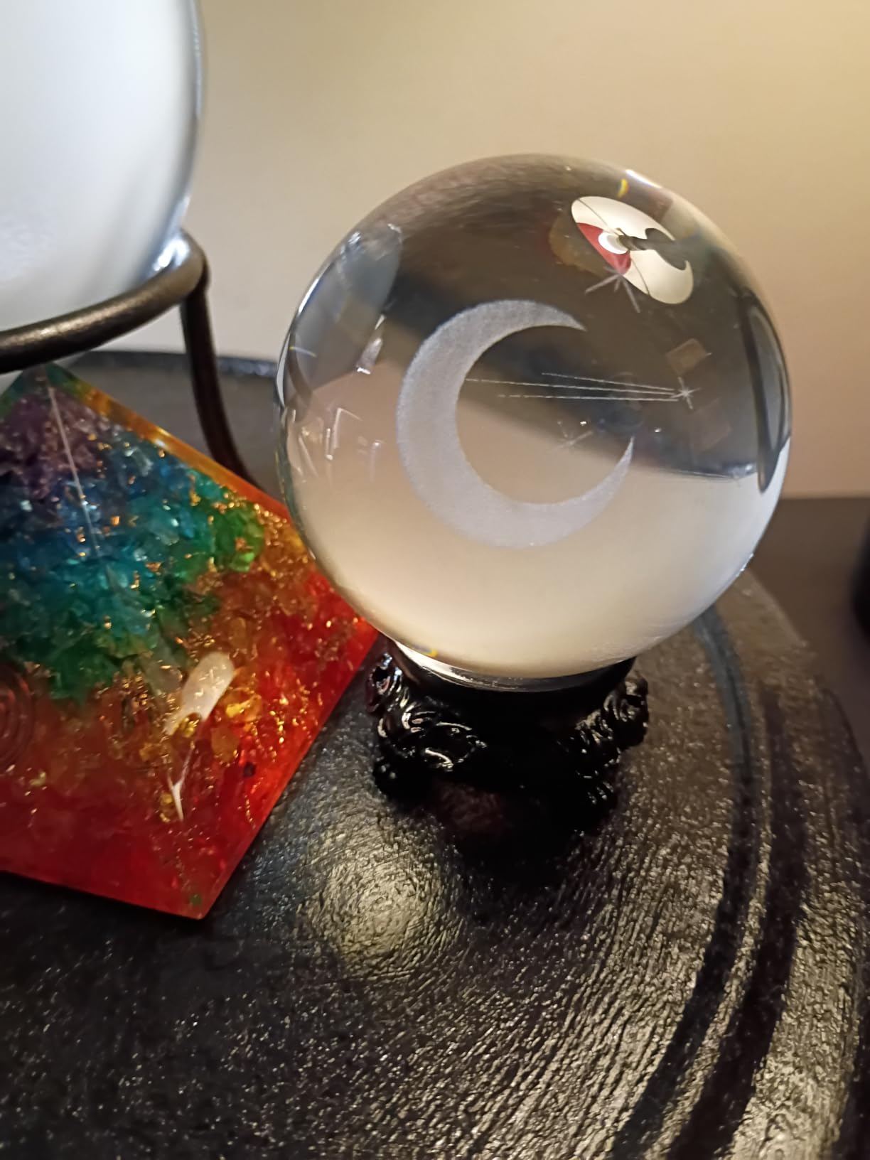 3D Laser Engraved Constellation Crystal Ball Paperweight 60mm customer photo 2