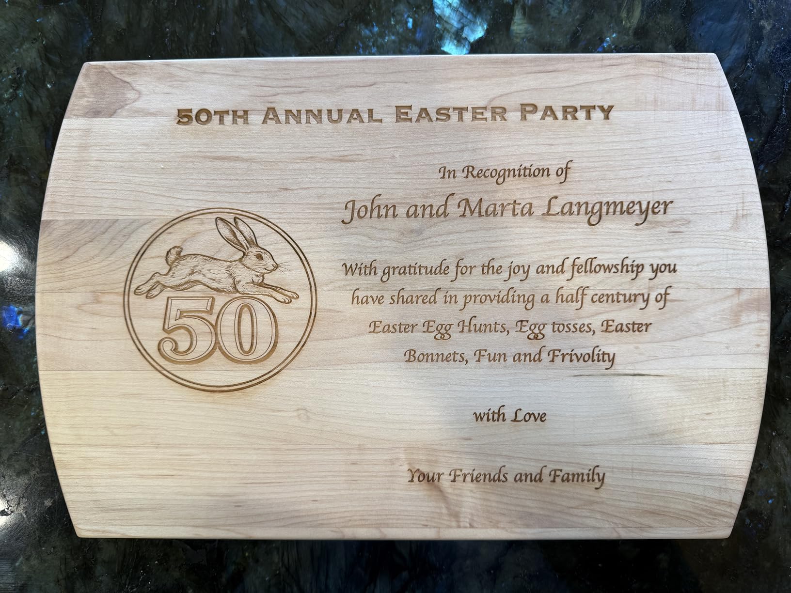 Personalized House Engraved Cutting Board, New Home Closing Gift customer photo 2