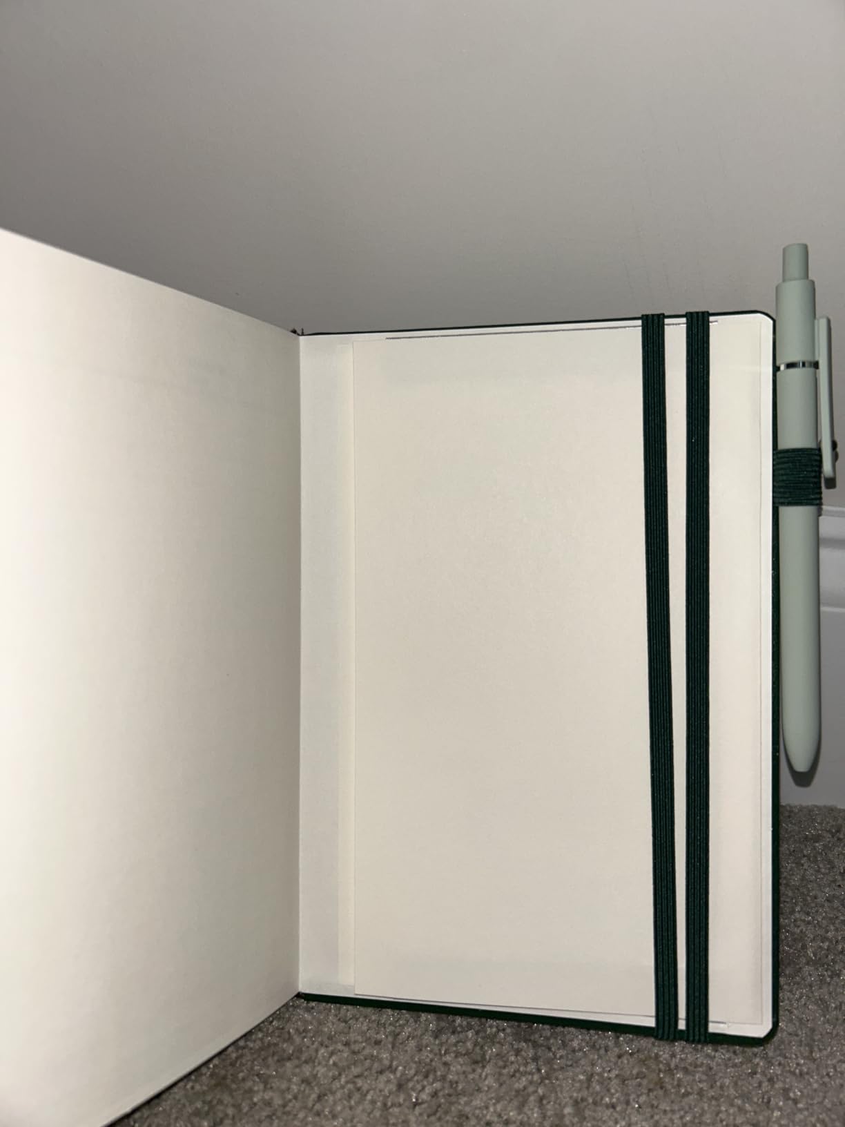 Lined Journal Notebook -365 Pages A5 Thick Journals for Writing Ruled Notebook, Hardcover Leather Journal for Women Men Daily Journal Notebook for Work, Note Taking, 100Gsm Lined Paper( 5.75'' X 8.38'' Green) customer photo 1