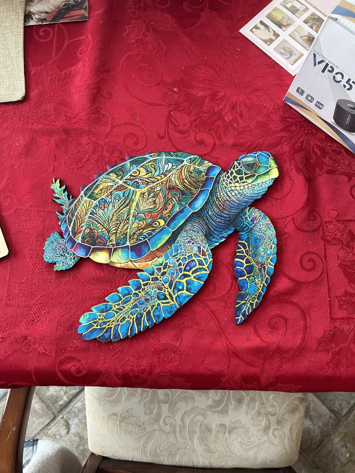 Mys Aurora Wooden Puzzles, Dolphin Jigsaw Puzzles 200 Pieces customer photo 1