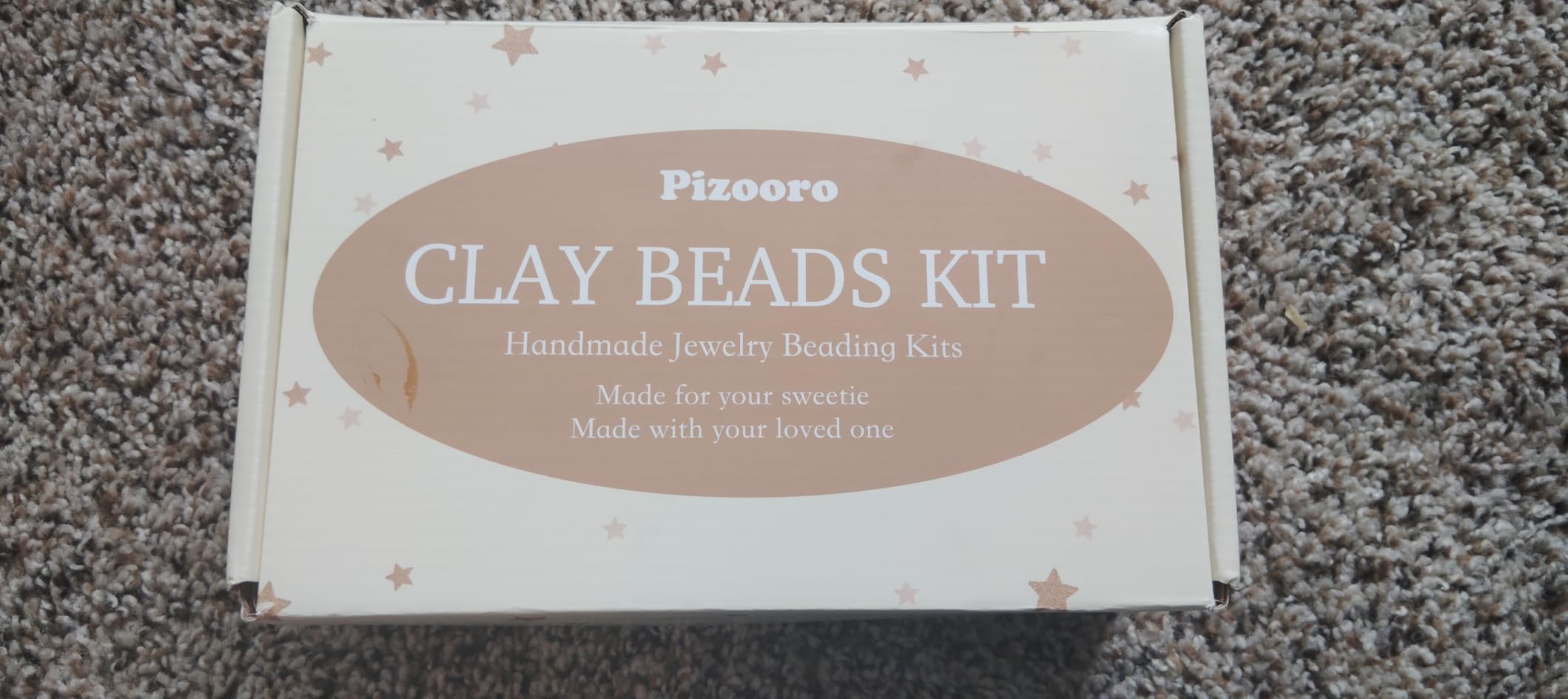 Pizooro Clay Beads 3 Boxes Bracelet Making Kit, 10500pcs Beads for Jewelry Making, Round Letter Beads with Charm and Elastic Strings, Friendship Bracelets Holiday Gifts for Girls Adults customer photo 1