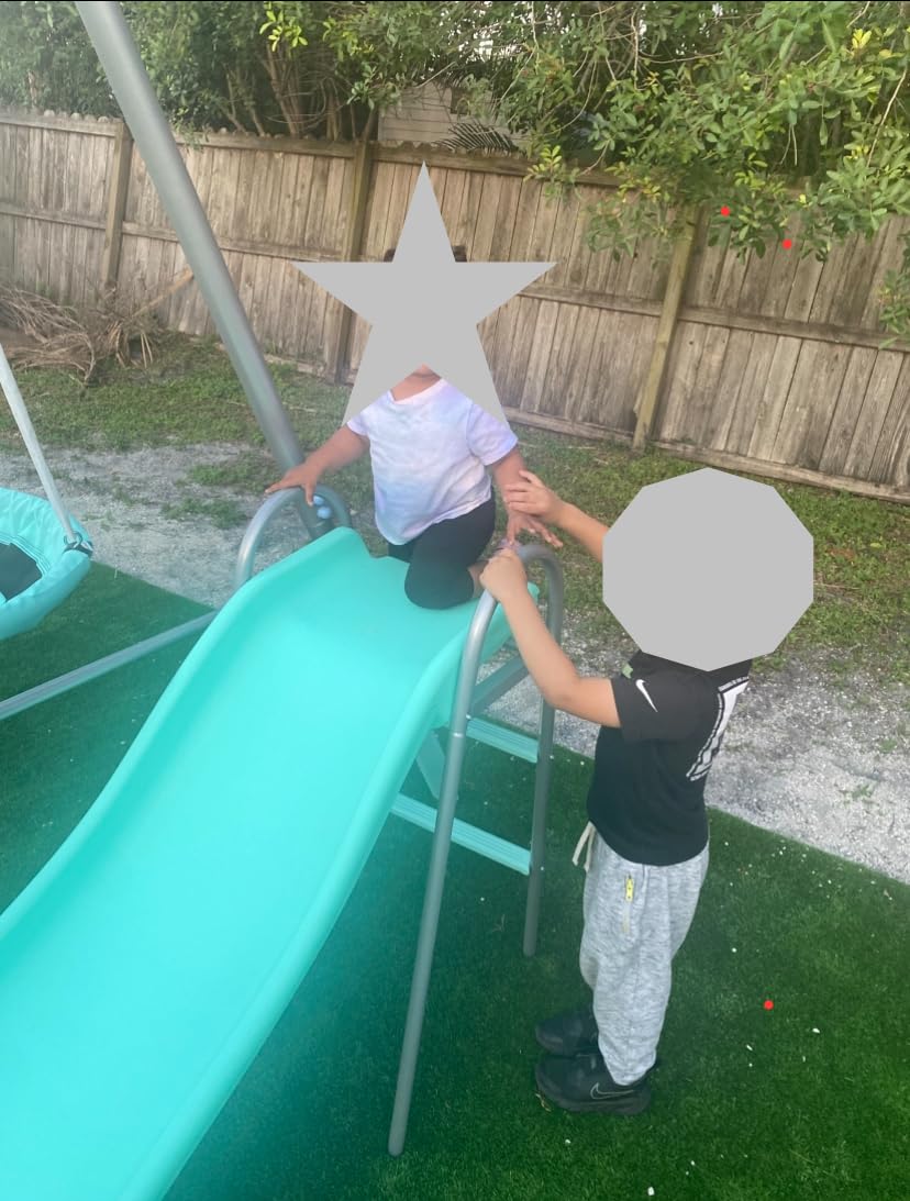 Sportspower Super Saucer Metal Swing Set: 2 Swings customer photo 2