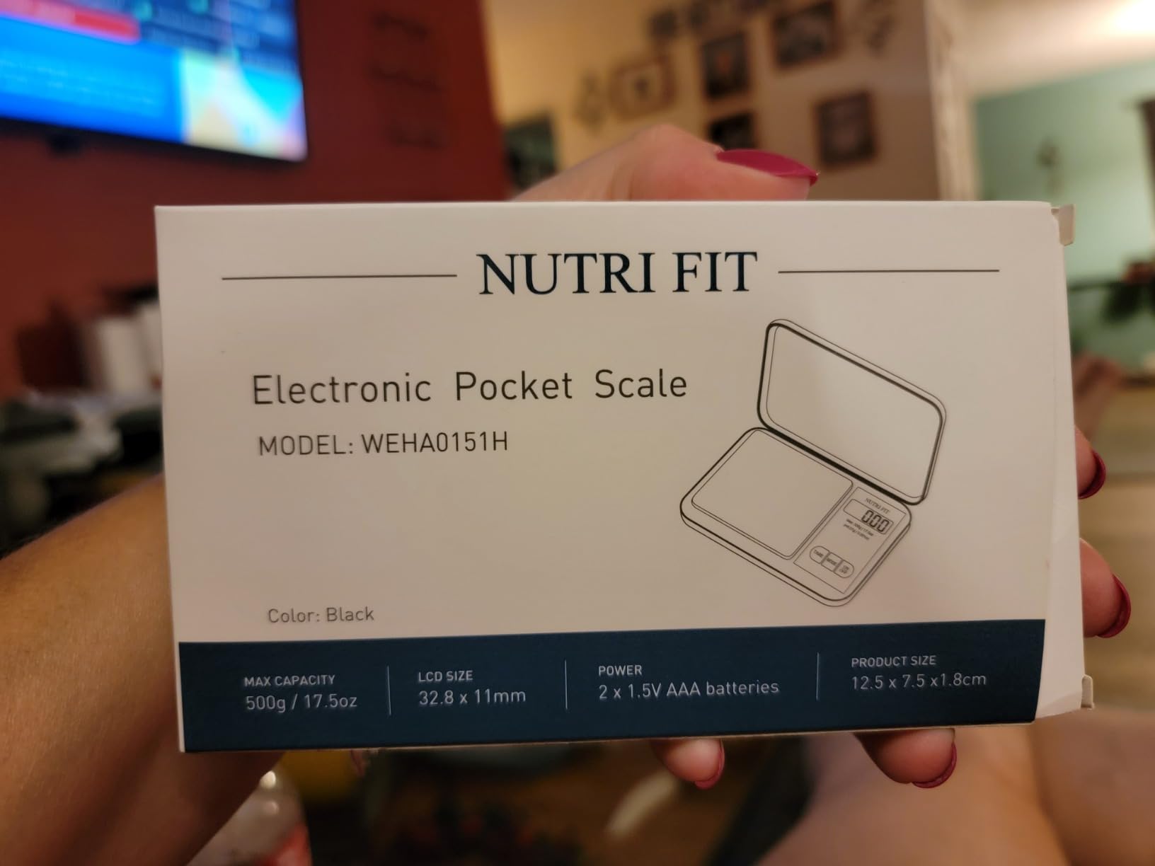 NUTRI FIT Gram Scale Digital Pocket Scales 0.01g 500g Small Jewelry Scale customer photo 2