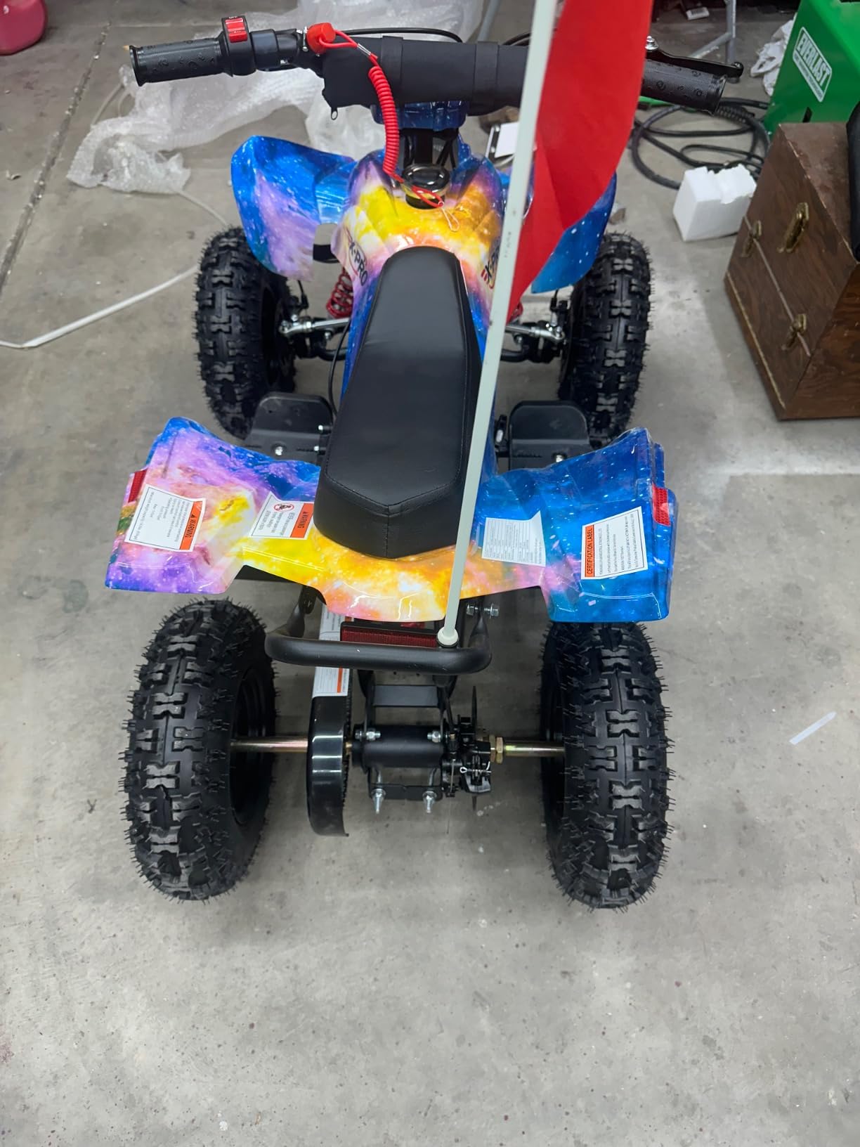 X-PRO Thunder 40 ATV 4 Wheelers 40cc ATV Quads Quad (Hip Hop) customer photo 2