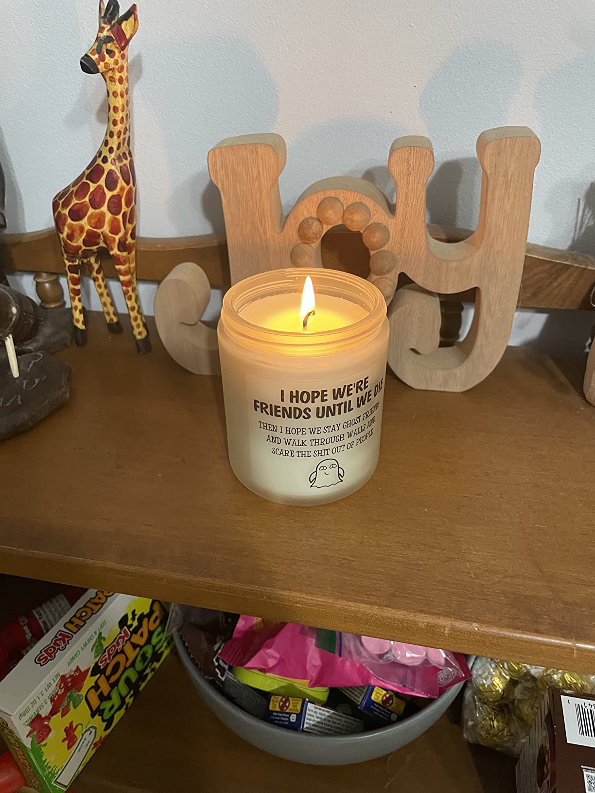 Get Well Gifts for Women Men, Feel Better, Recovery After Surgery | Funny Comfort Gift for Cancer, Breakup, Grieving Friend, Patient, Sorry for Your Loss, Sympathy Bereavement Candle, Lavender customer photo 2