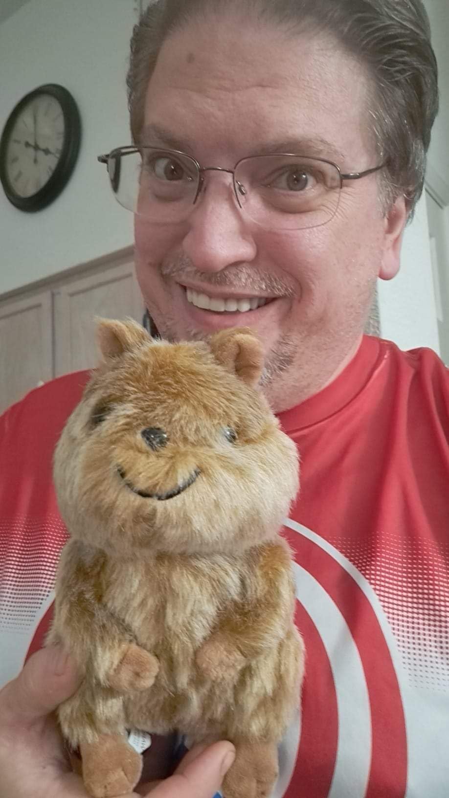 Kawaii Quokka Stuffed Animal Short Tail Kangaroo Plush Home Decor 8.5'' | Realistic, Soft, Birthday Gift for Boys and Girls customer photo 2