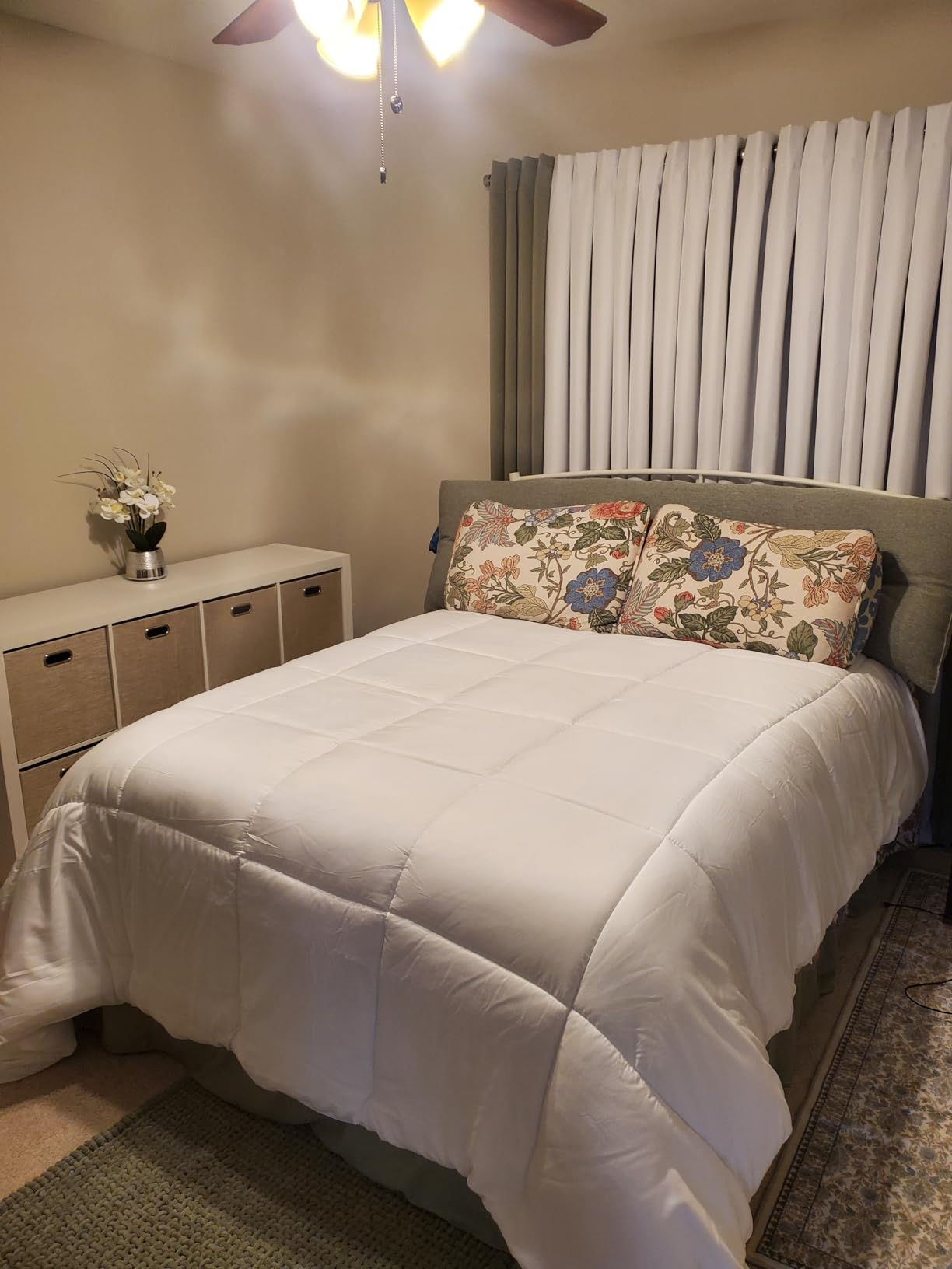 Irvine Home Collection Split King Adjustable Bed Base - Dual Massage - USB Ports - Zero Gravity - Underbed Light - Wireless Remote - Zero Clearance - Anti Snore - Memory Positions customer photo 2