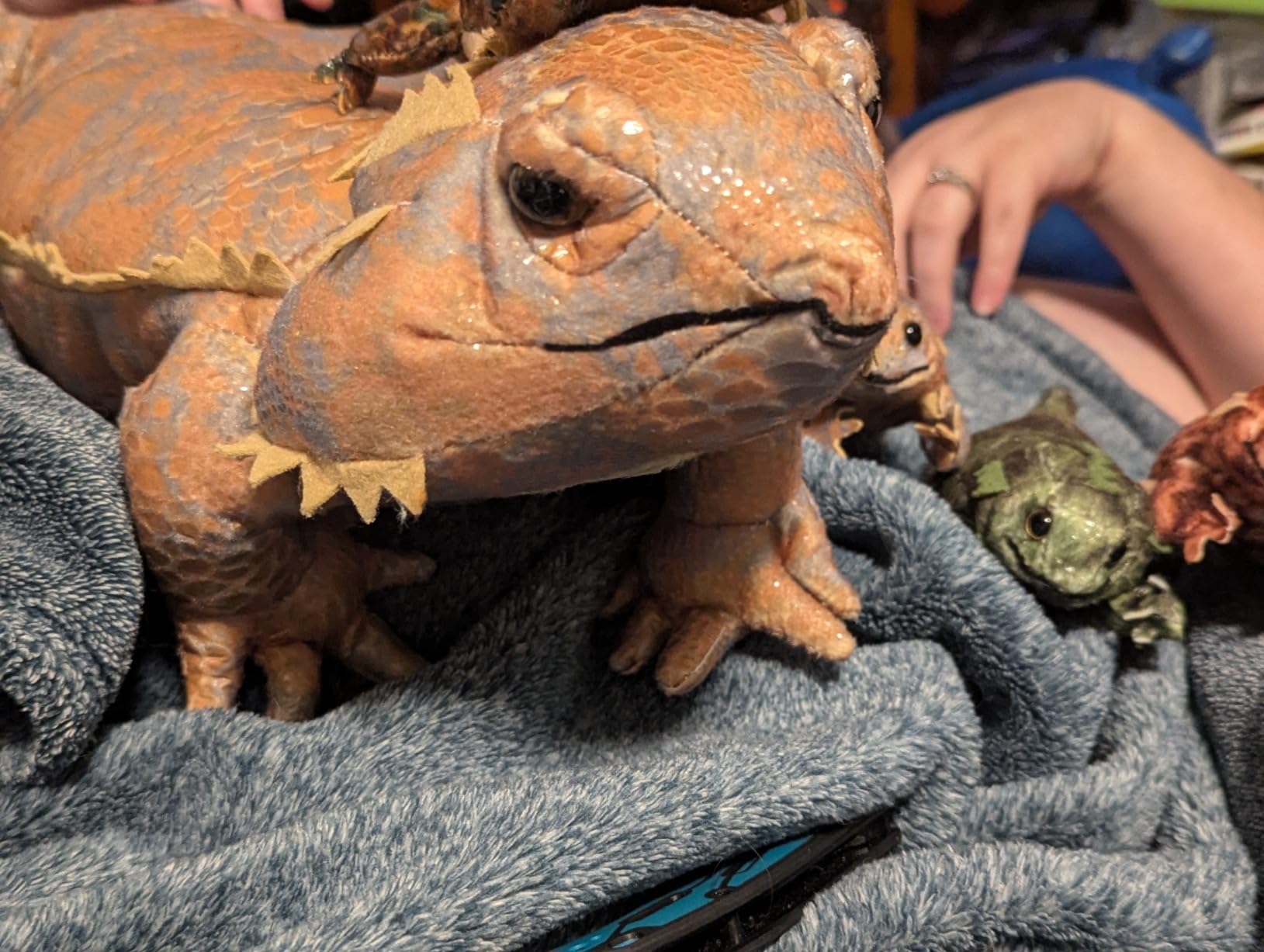 Lenwen 5 Pieces Komodo Dragon Plush Toy Set, 26 Inch customer photo 2