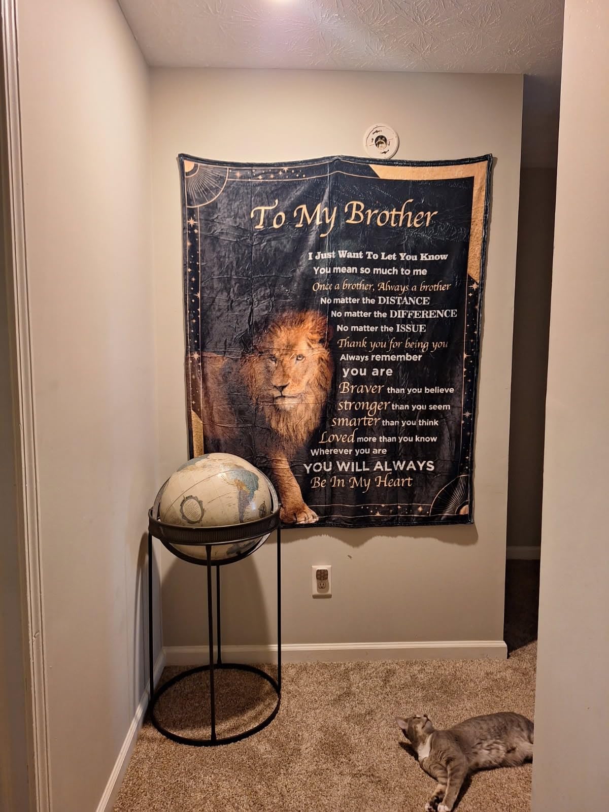 Big Brother Gifts from Sister for Birthday Gifts for Brother Adult Blanket customer photo 1