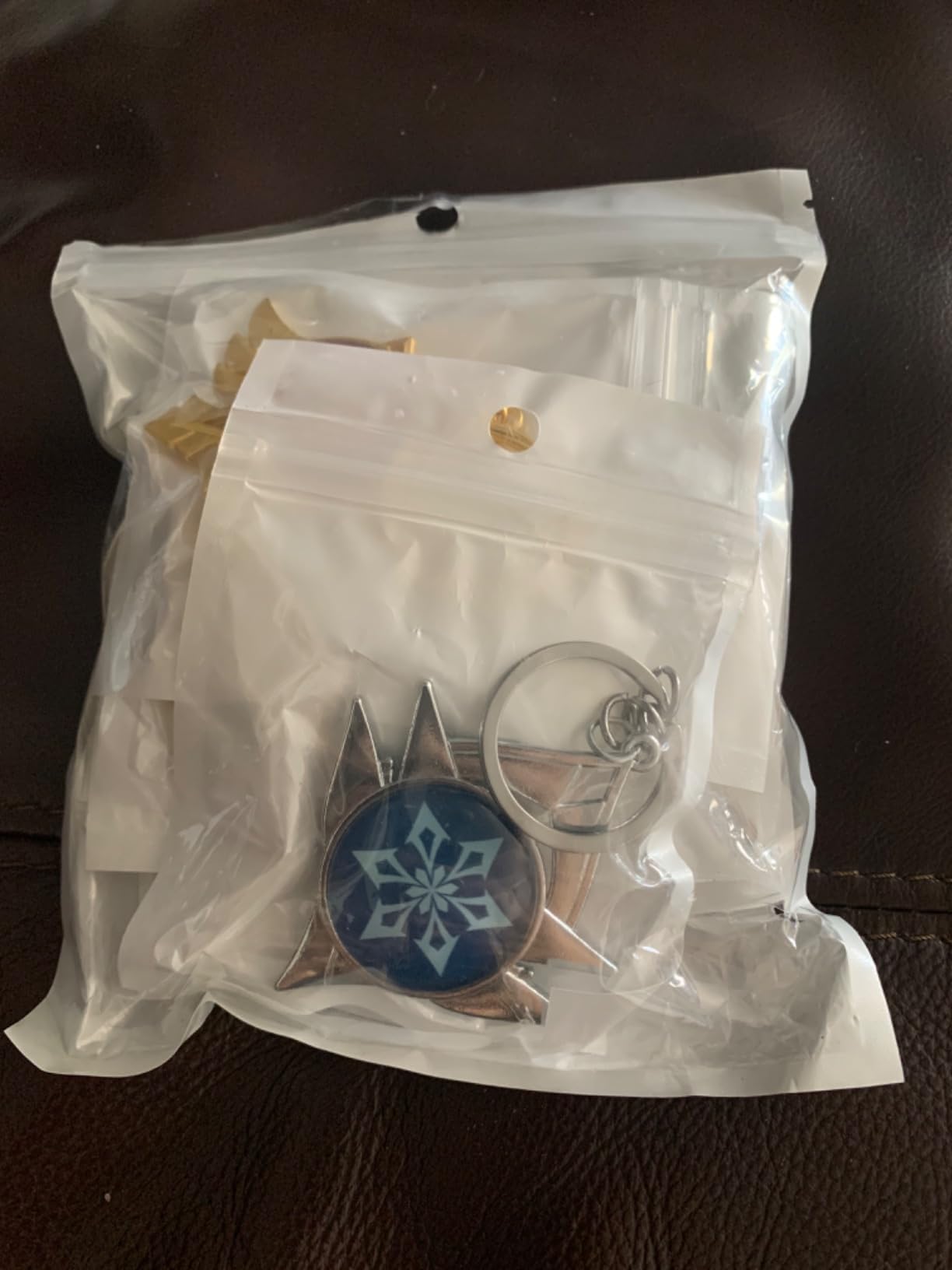 UTIEHD 7 Pack Genshin Impact Vision Keychain, Anime Keyring, for Collection and Genshin Fans customer photo 2