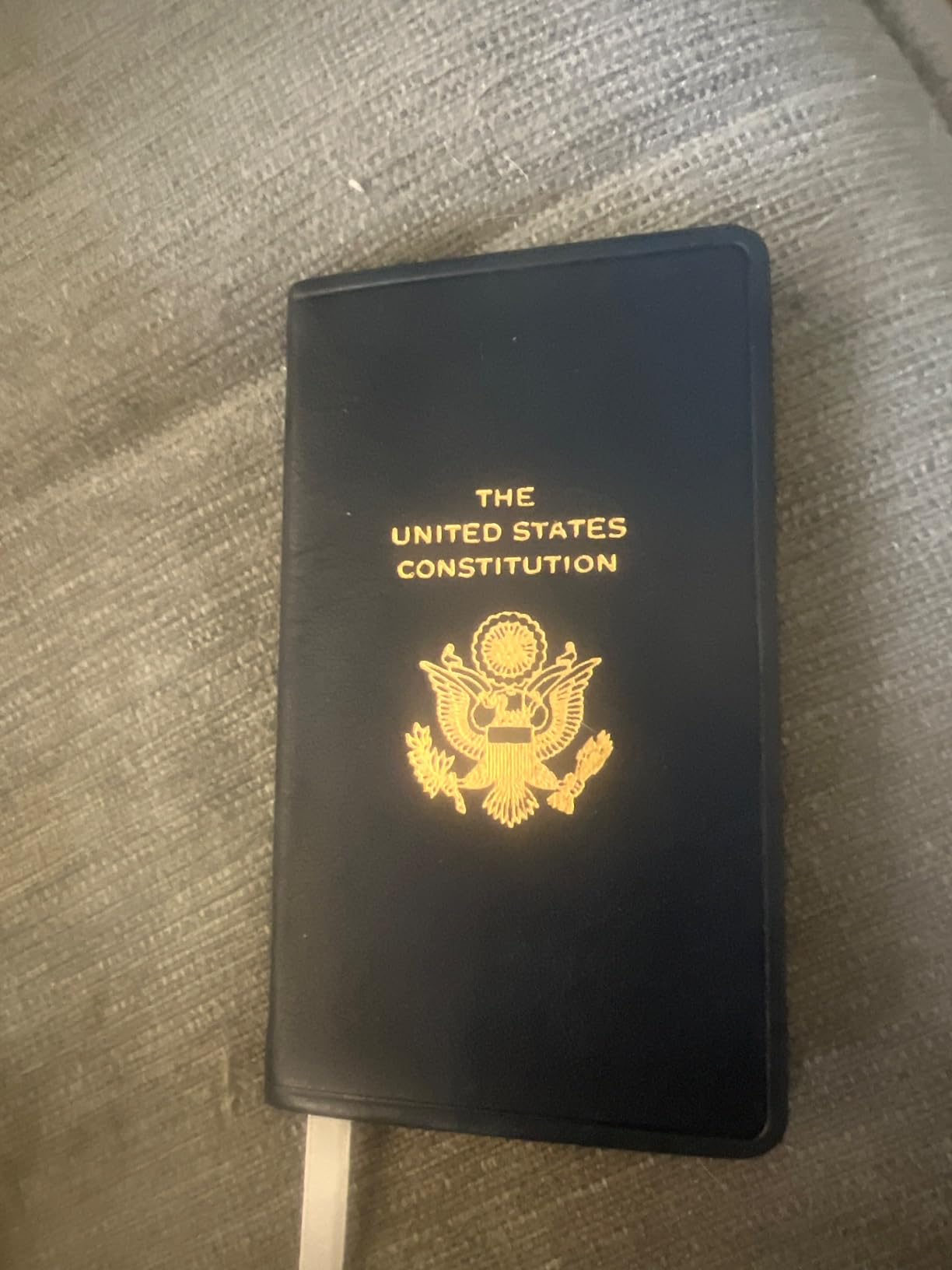 Graphic Image The United States Constitution and Related Documents | Published and Bound in the USA | Full Grain Leather Soft Cover | Pocket Size (3.13