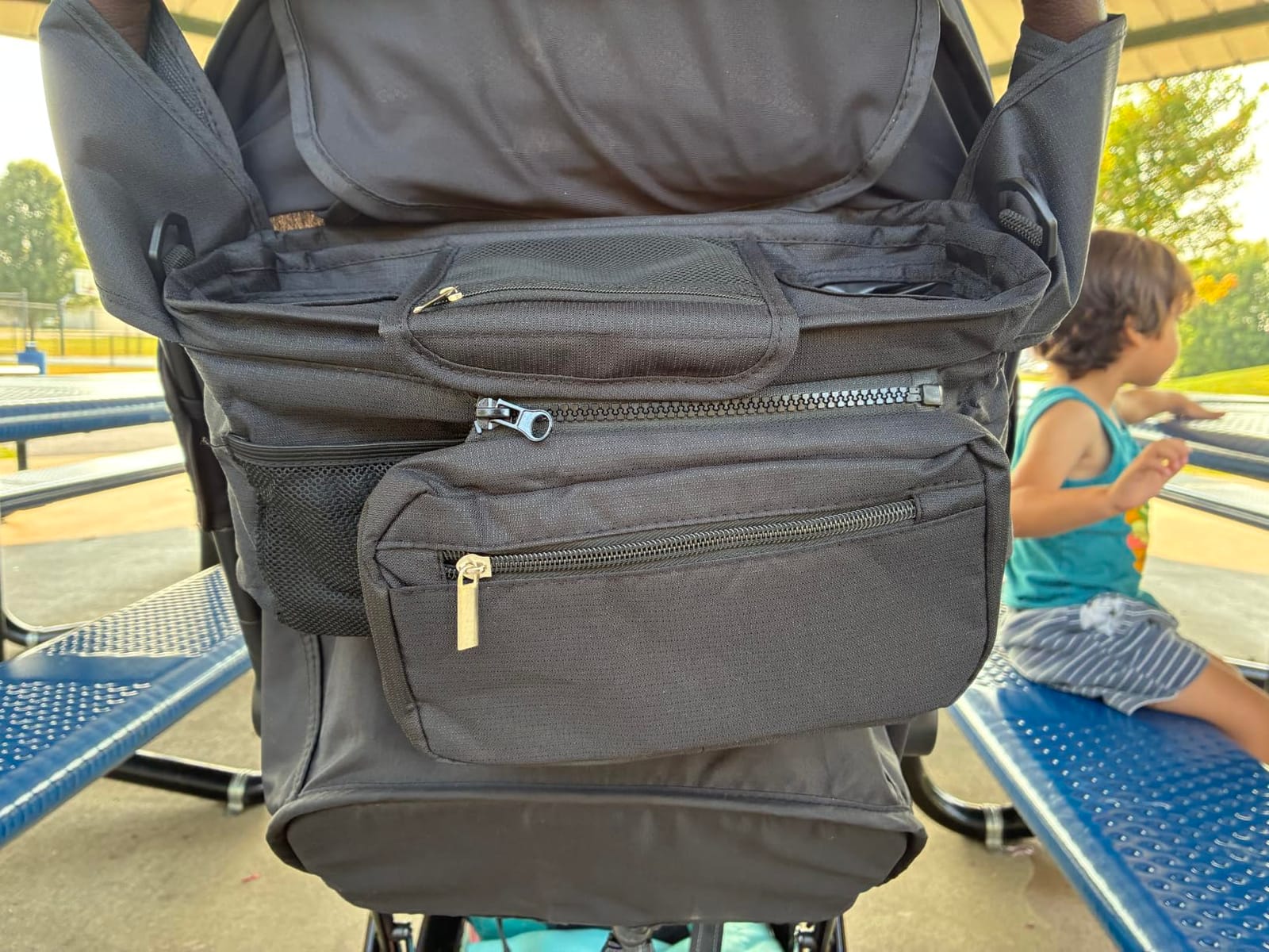 Accmor Universal Stroller Organizer with Insulated Cup Holder, Detachable Phone Bag Shoulder Strap, Stroller Caddy Bag for UPPAbaby, Baby Jogger, Graco, Umbrella & Most Strollers customer photo 1