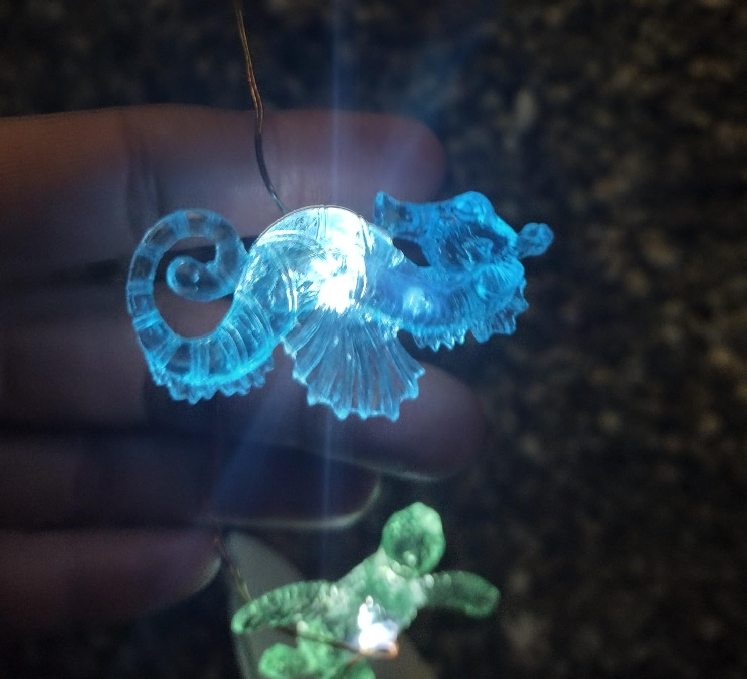 Coastal Solar String Lights Outdoor Garden Lights Marine Life Solar Fairy Garden Lights for Outside 14ft 40LED Waterproof Turtle Seahorse Starfish Clam Beach House Nautical String Lights Yard Decor customer photo 1