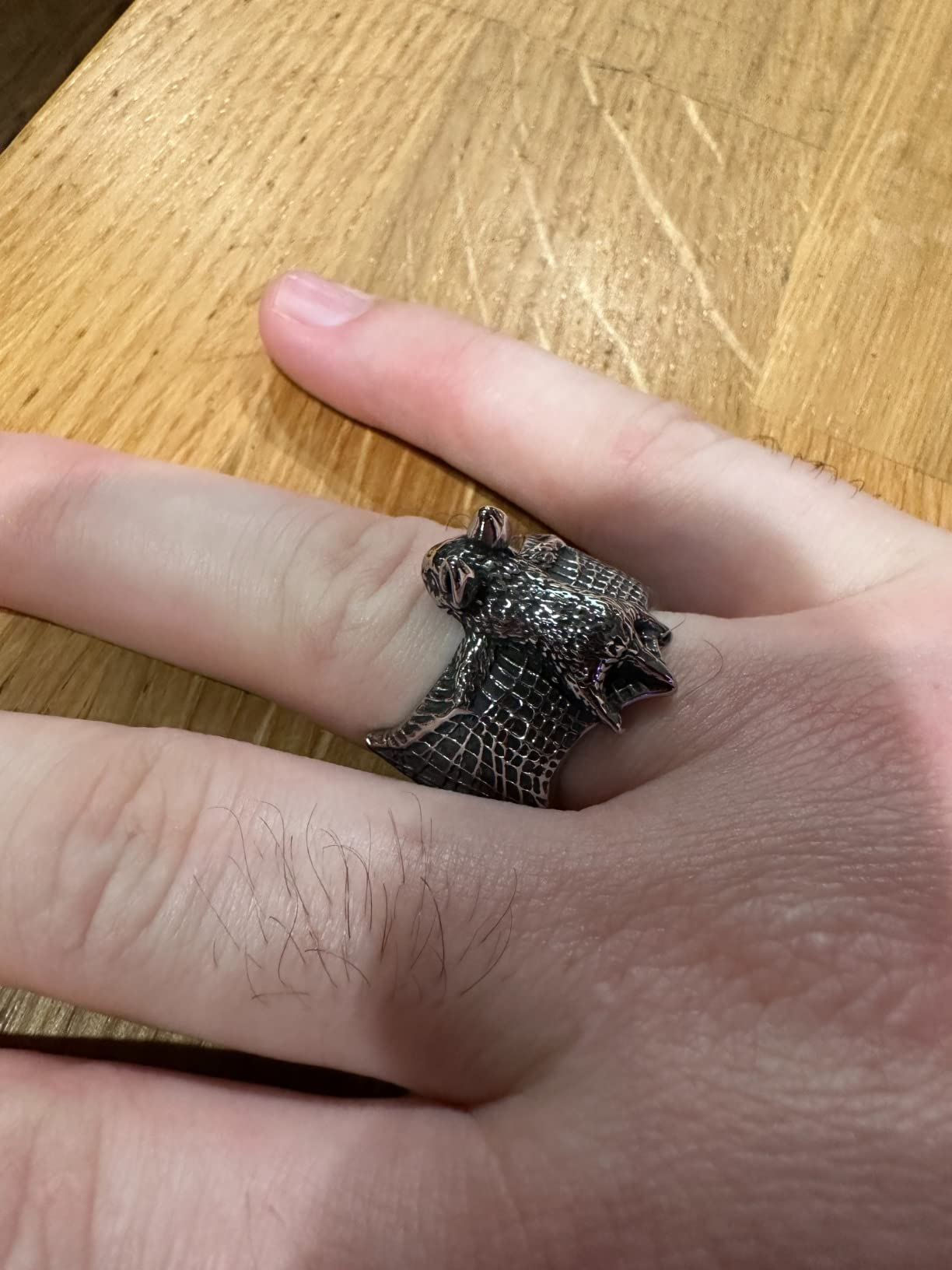 Spider/Bat/Gorilla/Eagle Rings for Men Stainless Steel Gothic Punk Biker Rings for Men Size 8/9/10/11/12/13 customer photo 1