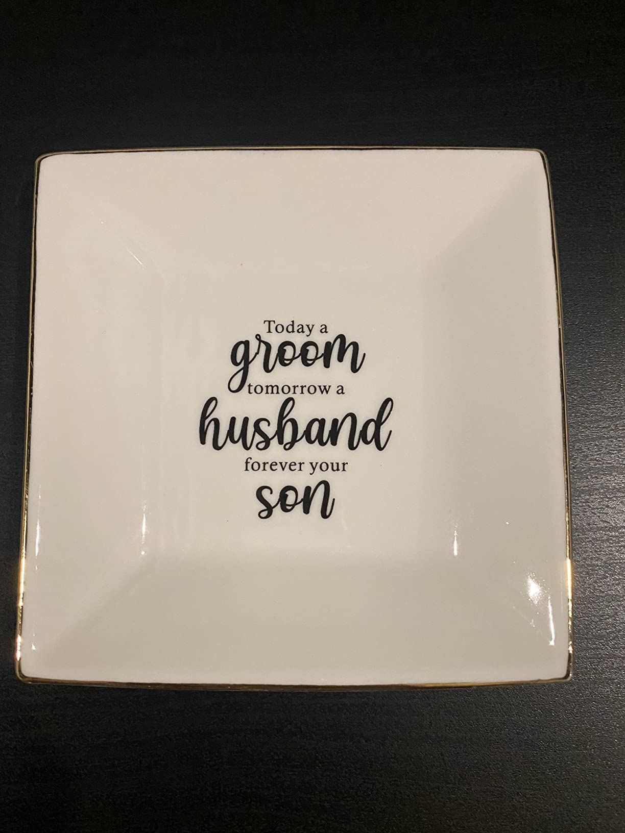 SUNBMO Sister of The Bride Ceramic Jewelry Ring Dish, Wedding Gift for Sister of The Bride from Bride, Best Sister Gift from Sister, Friendship Gift for Sister Friend customer photo 2