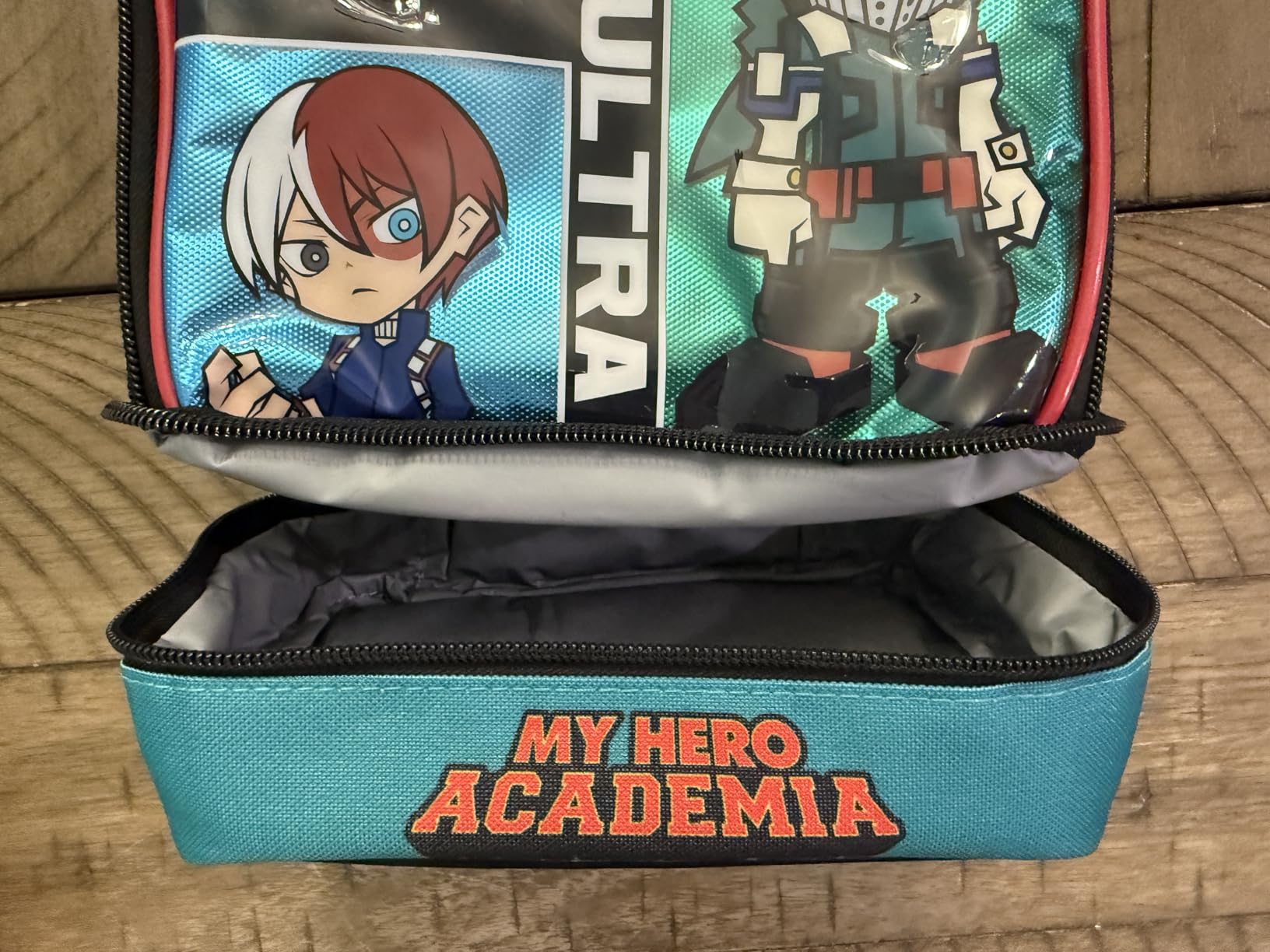 Bioworld My Hero Academia Lunch Box MHA Deku Bakugo Shoto Todoroki Plus Ultra Kids Lunch Bag 10