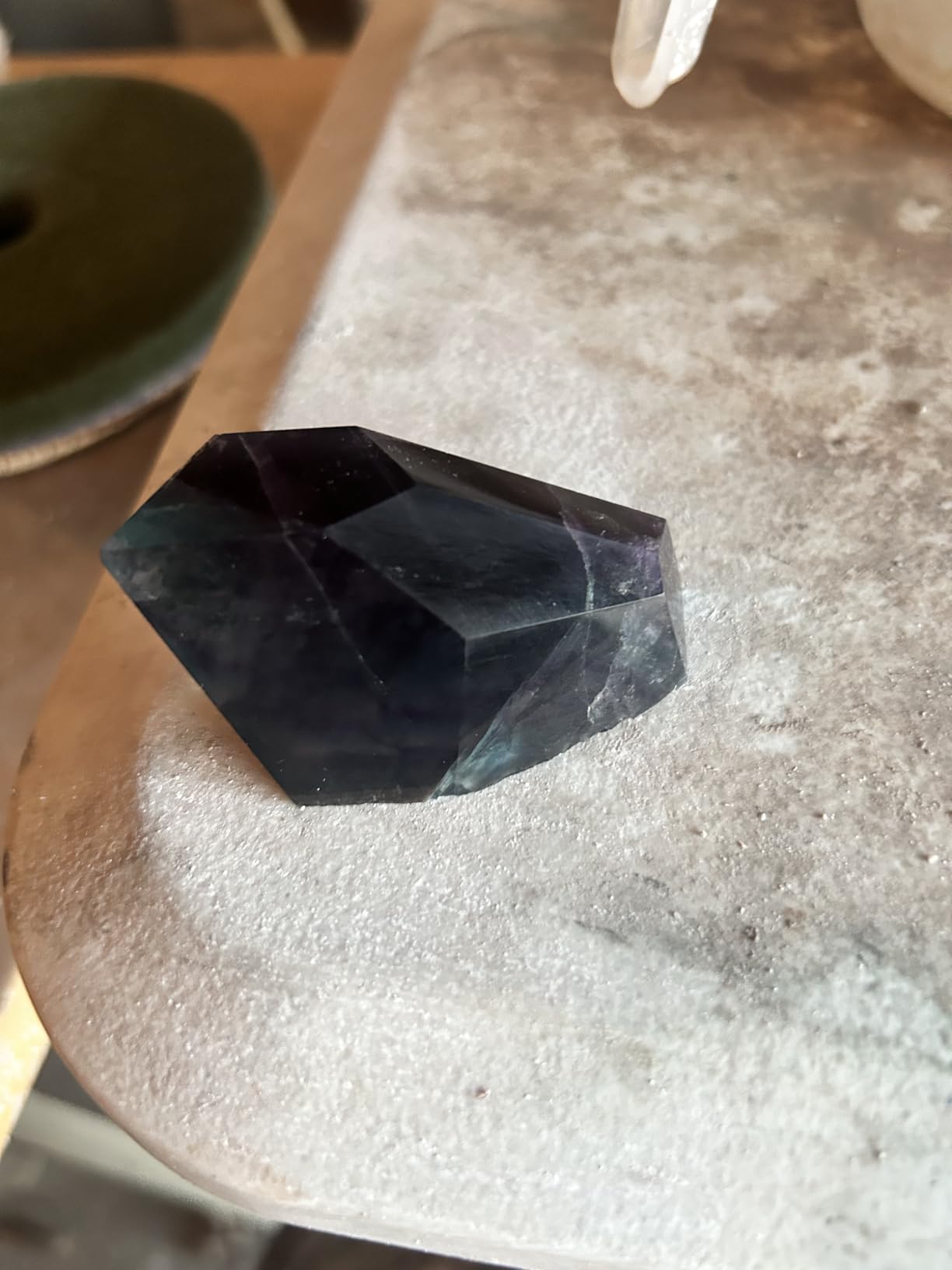 Luckeeper 2 lb Rough Crystals Bulk Raw Rainbow Fluorite Healing Stones for Tumbling, Wire Wrapping, Wicca Reiki, Meditation customer photo 2
