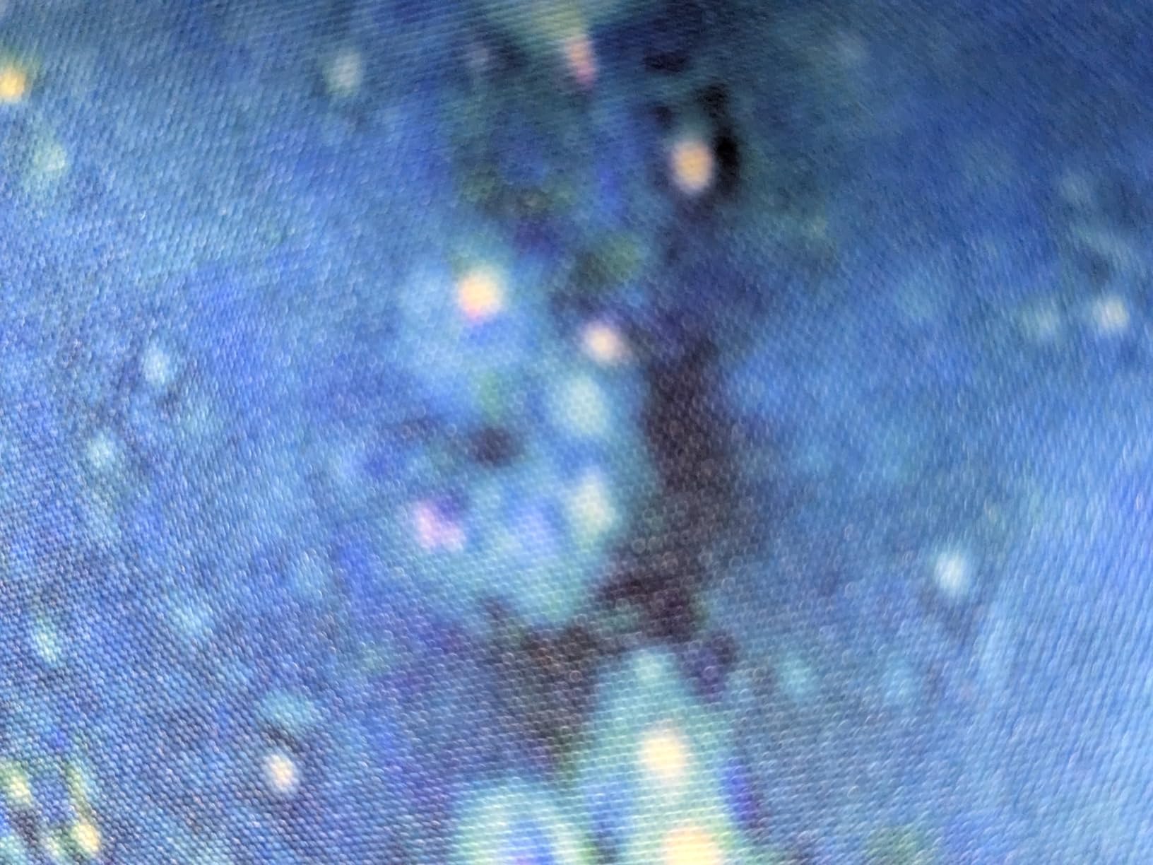 Faxdong Blacklight Galaxy Universe Space Tapestry, UV Reactive Starry Night Sky Mysterious Nebula Stars Ceiling tapestries for Bedroom Backdrop Wall Decor 36×48 inch customer photo 2