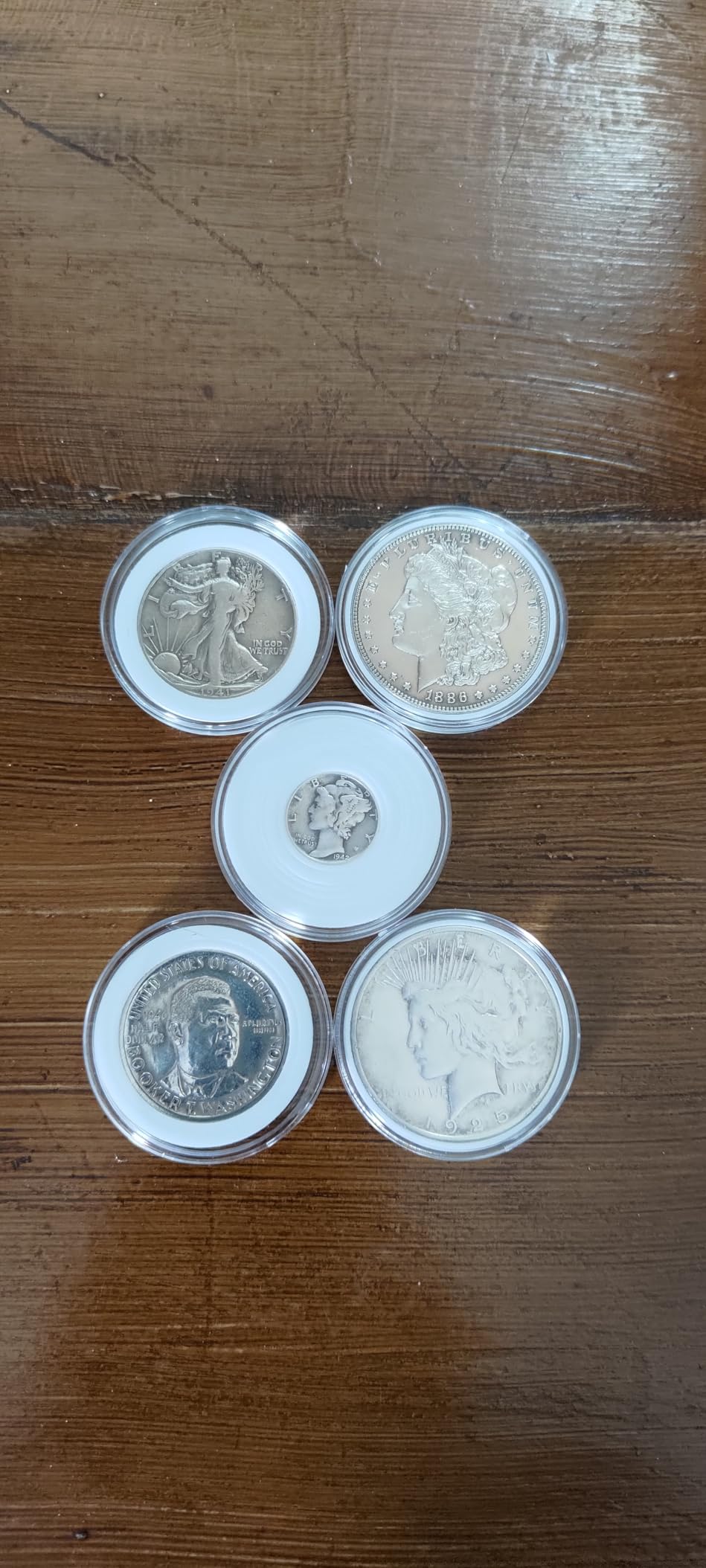 Utron 60P Clear Plastic Coin Capsules, Dollar Coin Holder, 40mm Silver Coin Storage for Collectors, Morgan Silver Dollar Coin Holders with Adjustable Gasket (17/20/25/27/30/33/38/40mm) customer photo 2
