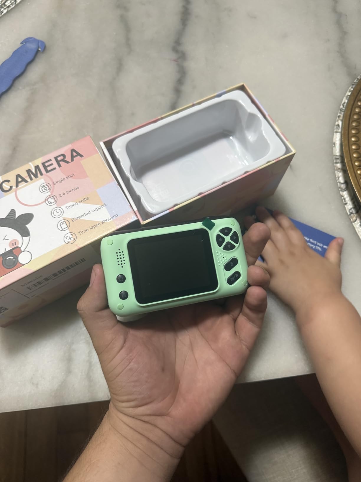 Makolle Kids Camera Toys for Girls 3-12 Year Old,HD Digital Video Camcorder Camera with Tripod,Children Chritmas Birthday Gift with SD Card-Pink customer photo 1