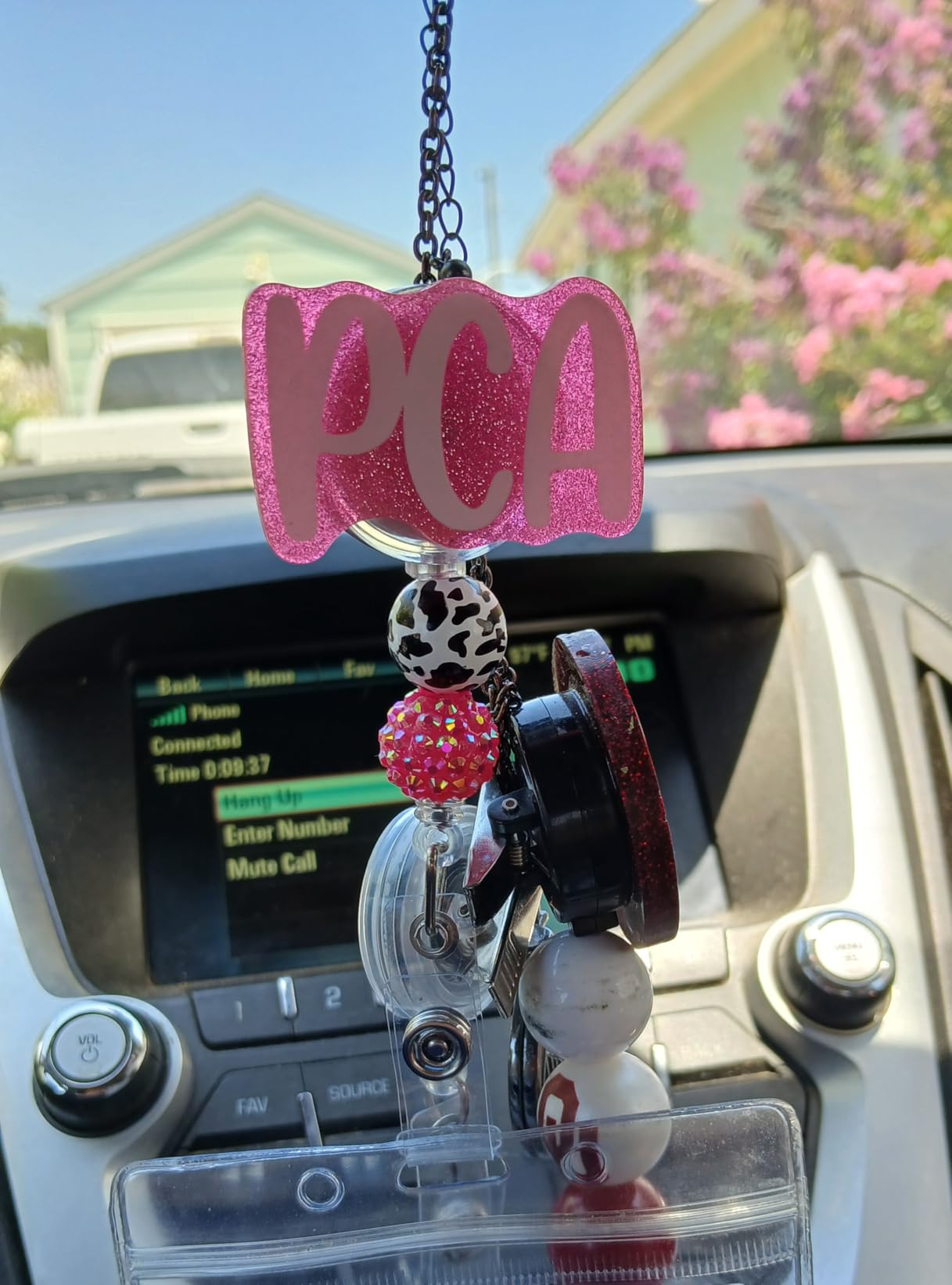 Plifal CRNA Badge Reel Holder Retractable with ID Clip for Nurse Nursing Name Tag Card Certified Registered Nurse Anaesthetist White Alligator Clip Hospital Work Accessories customer photo 2