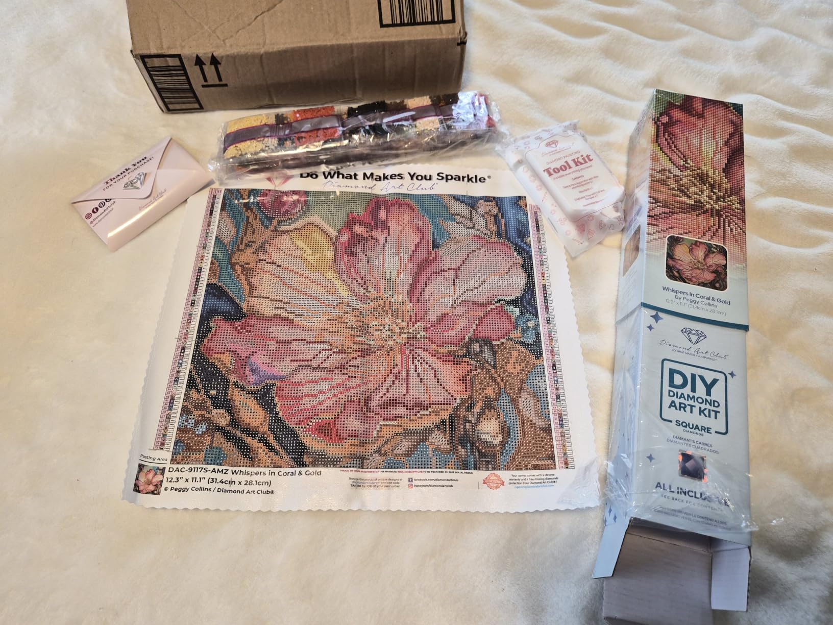 DIAMOND ART CLUB Stained Glass Flower Diamond Art Kits for Adults customer photo 2